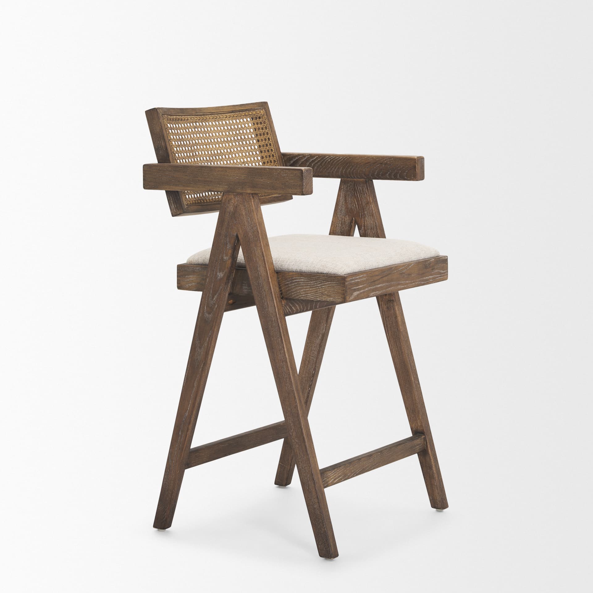 Indie Backless 38in Seat Counter Stool | Medium Brown — product photograph