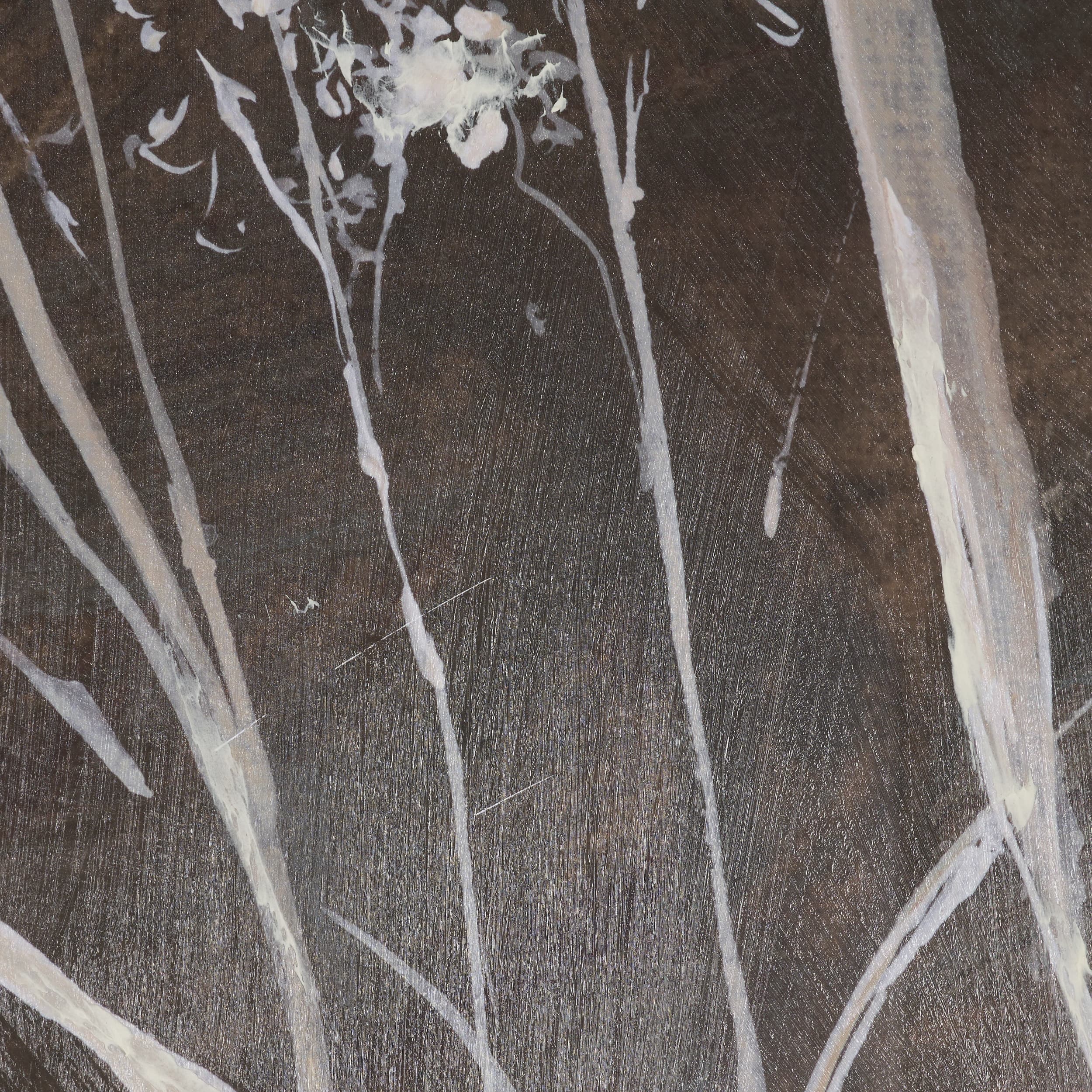 Ghost Grasses II by Mercana Studio Hand-Embellished Textured Framed Artwork Matted under Glass — product photograph