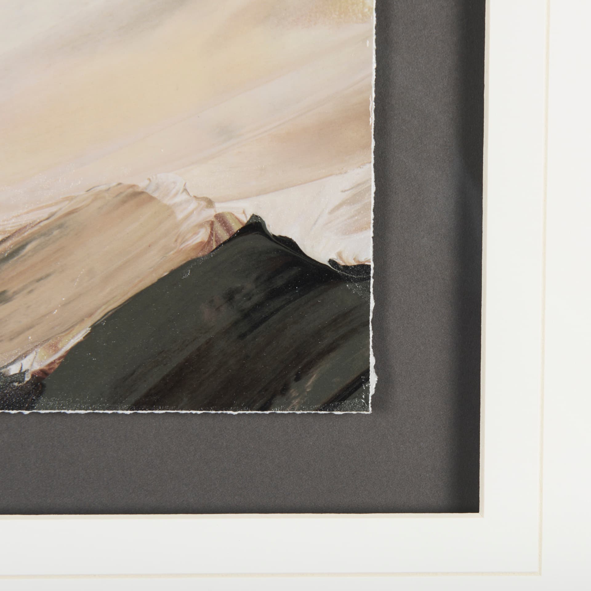 Harmonic II by Mercana Studio a Hand Embellished Textured Framed Art Print Matted under Glass — product photograph