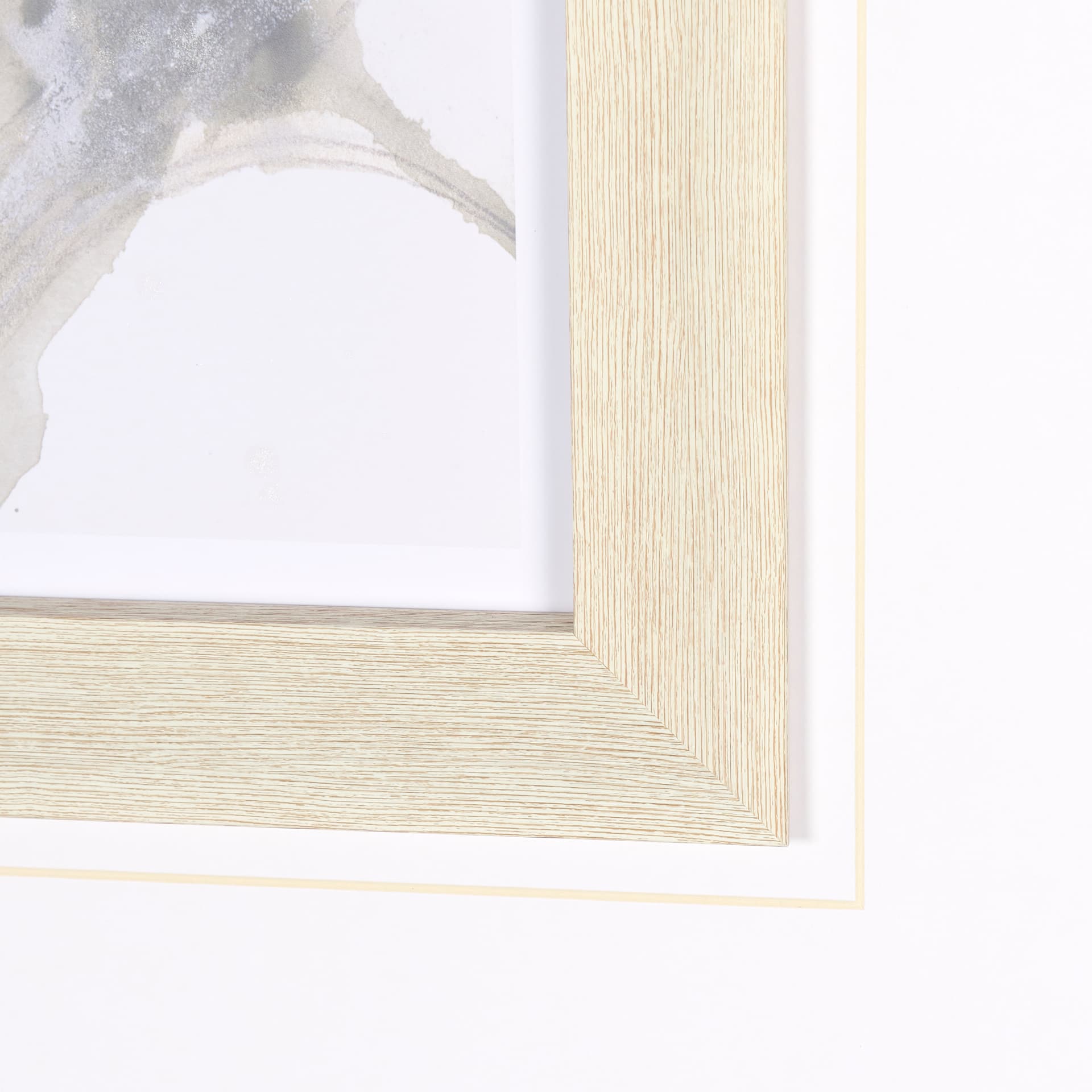 Vapor IX by June Vess a Hand Embellished Textured Framed Art Print Matted under Glass — product photograph