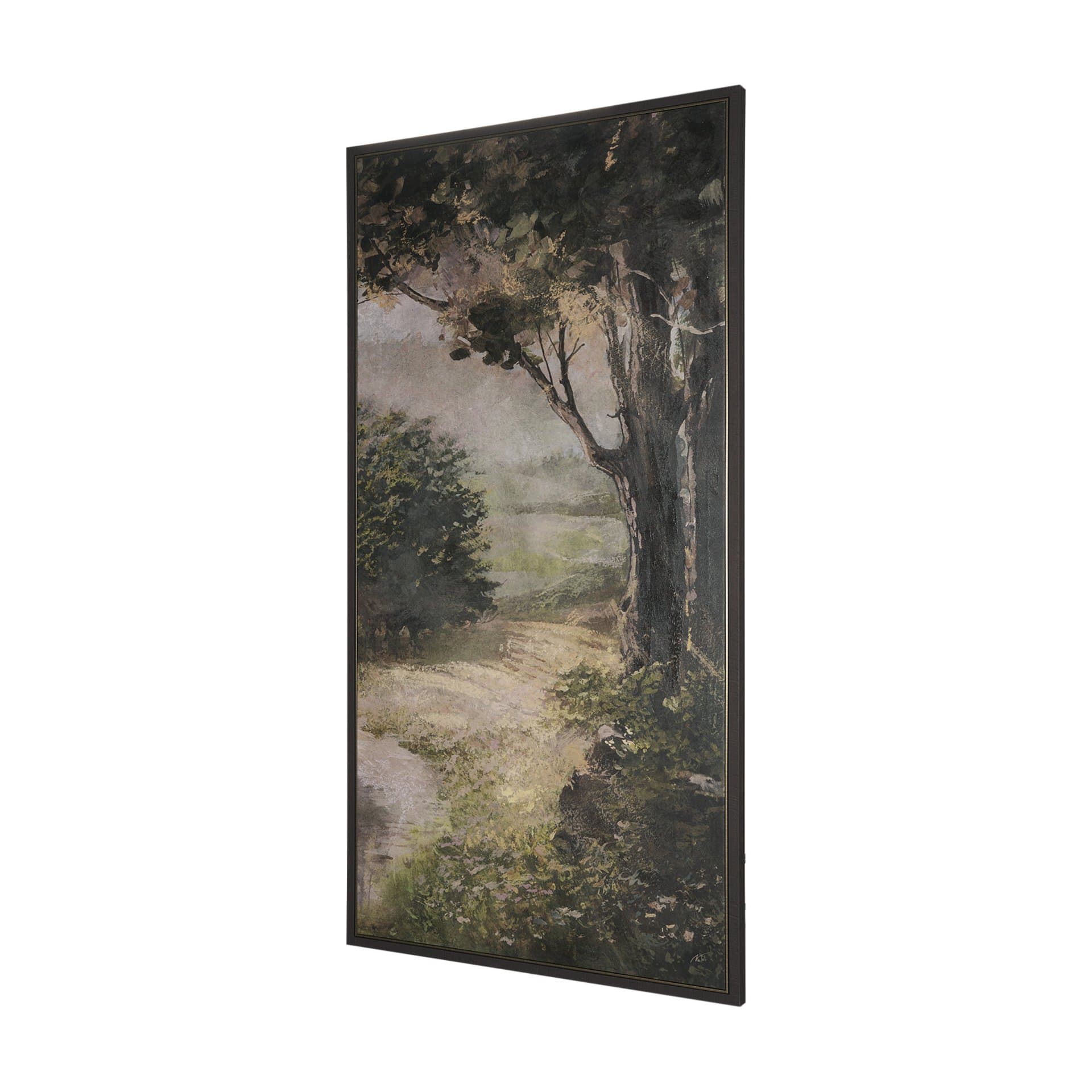 Silent Forest III by Mercana Studio Hand-Embellished Textured Framed Canvas Artwork — product photograph