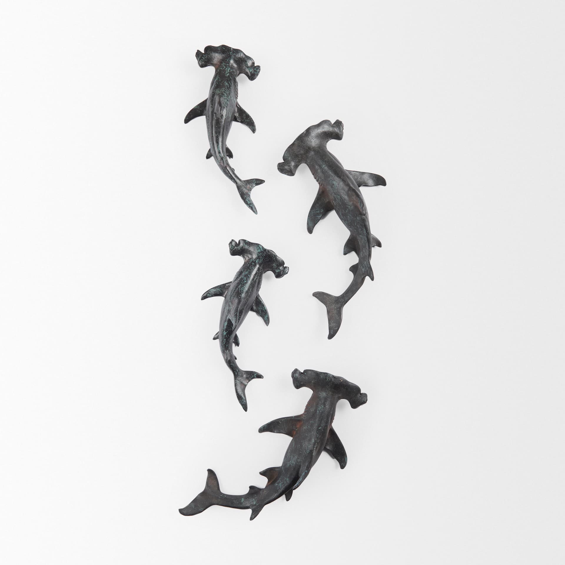 Acus 18H Small Hammerhead Shark Resin Wall Decor — product photograph