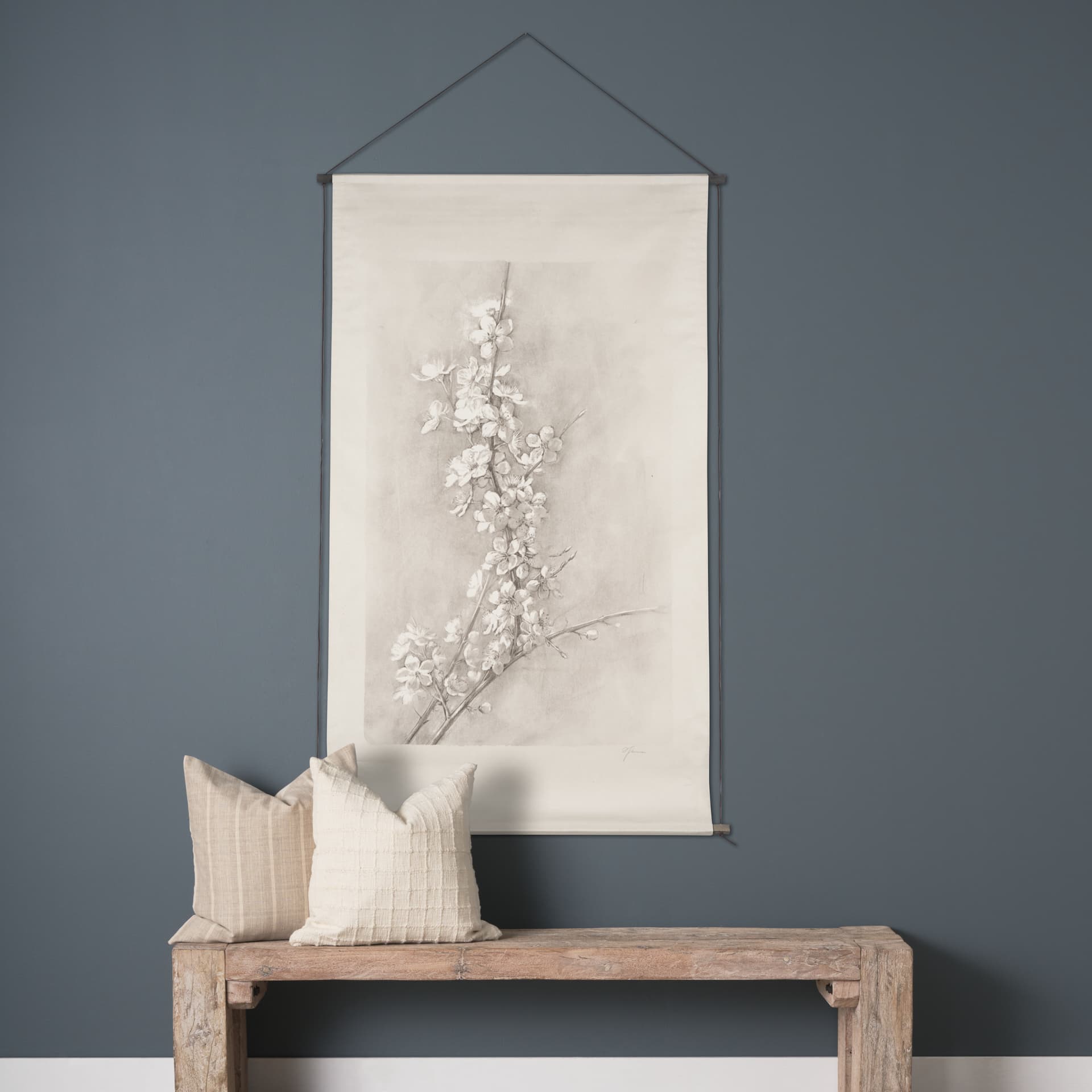 Cherry Blossom Sketch I by Mercana Studio a Hand Embellished Framed Art Print — product photograph