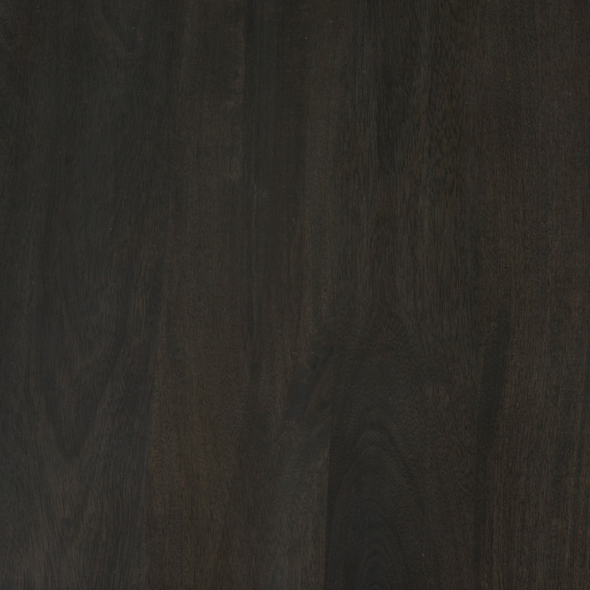Liesl 54" Round Pedestal Dining Table | Modern | Black Wood | Seats 6 — product photograph