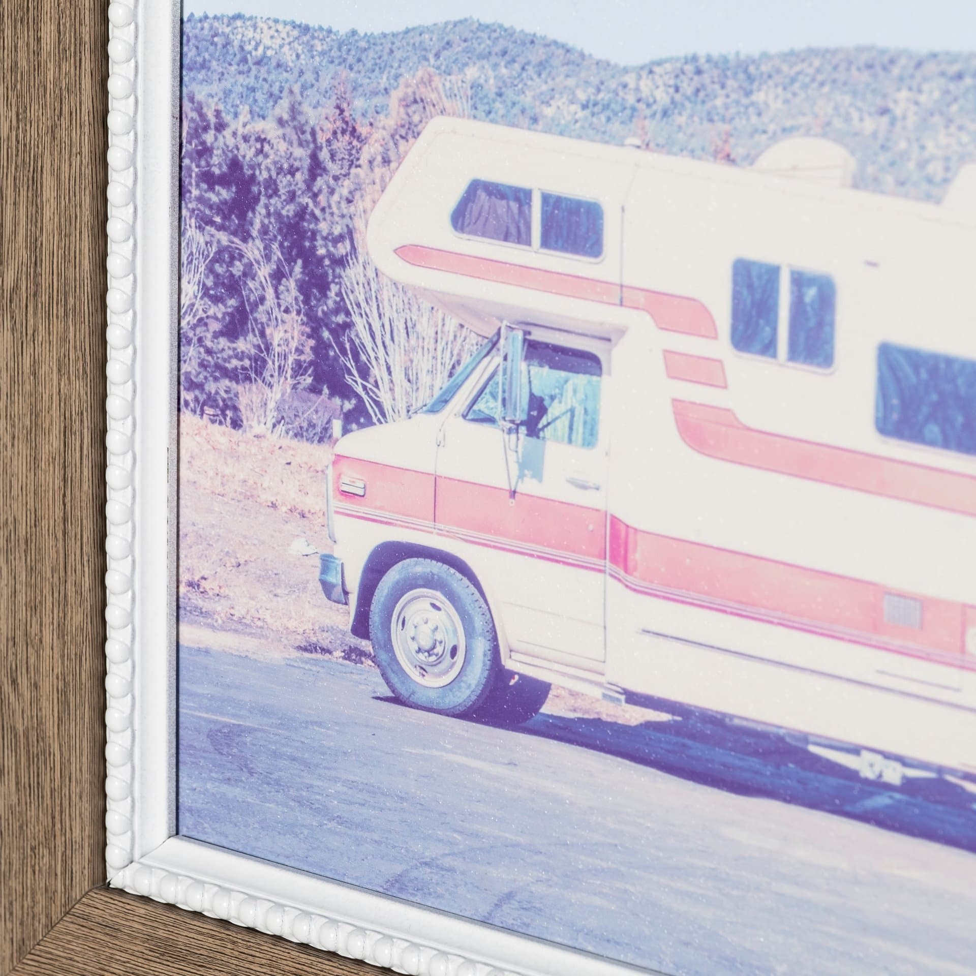 Vintage Ride III by Thomas Brown a Hand Embellished Textured Framed Photo Art Print — product photograph