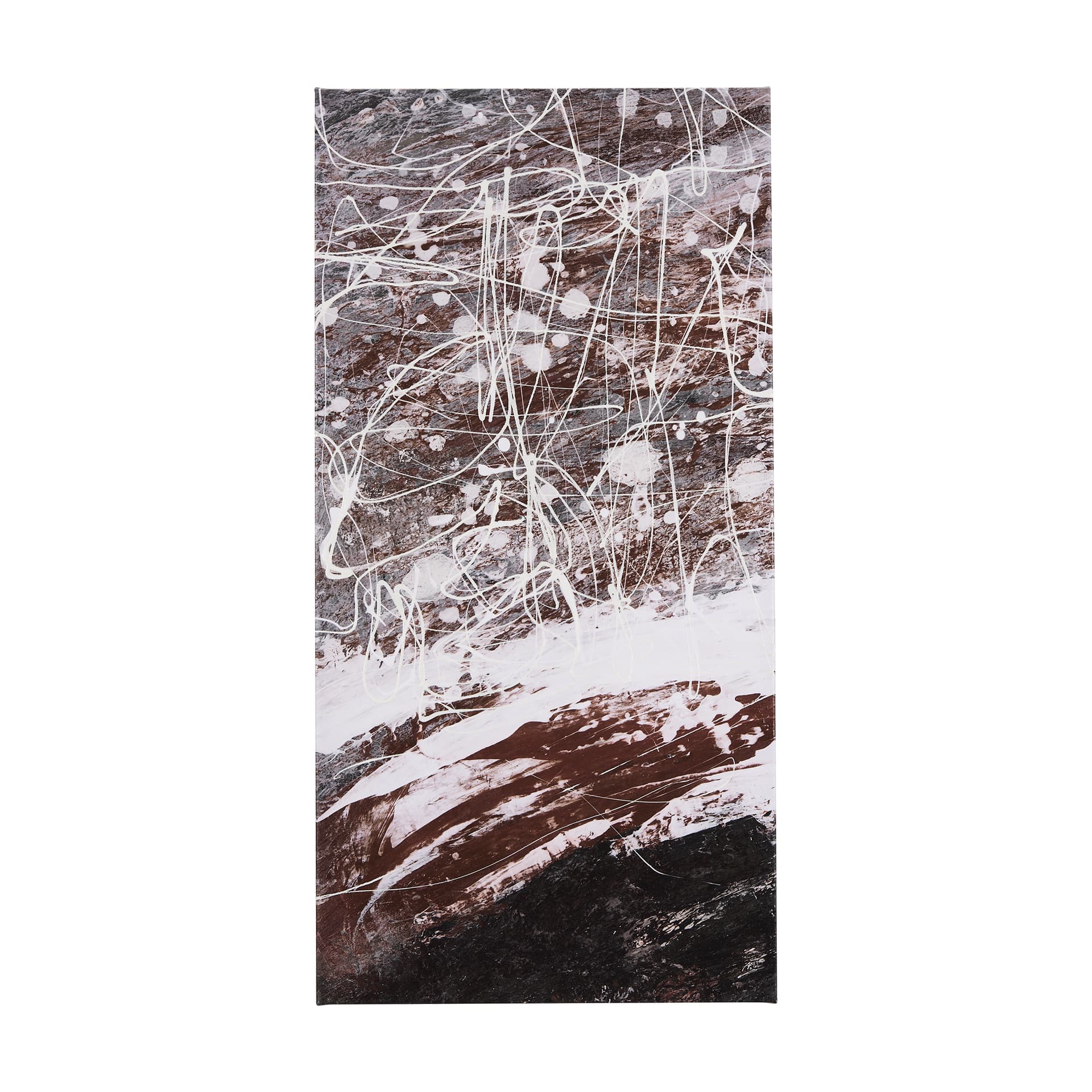 Sakura Rain I by Mercana Studio a Hand Embellished Textured Canvas — product photograph