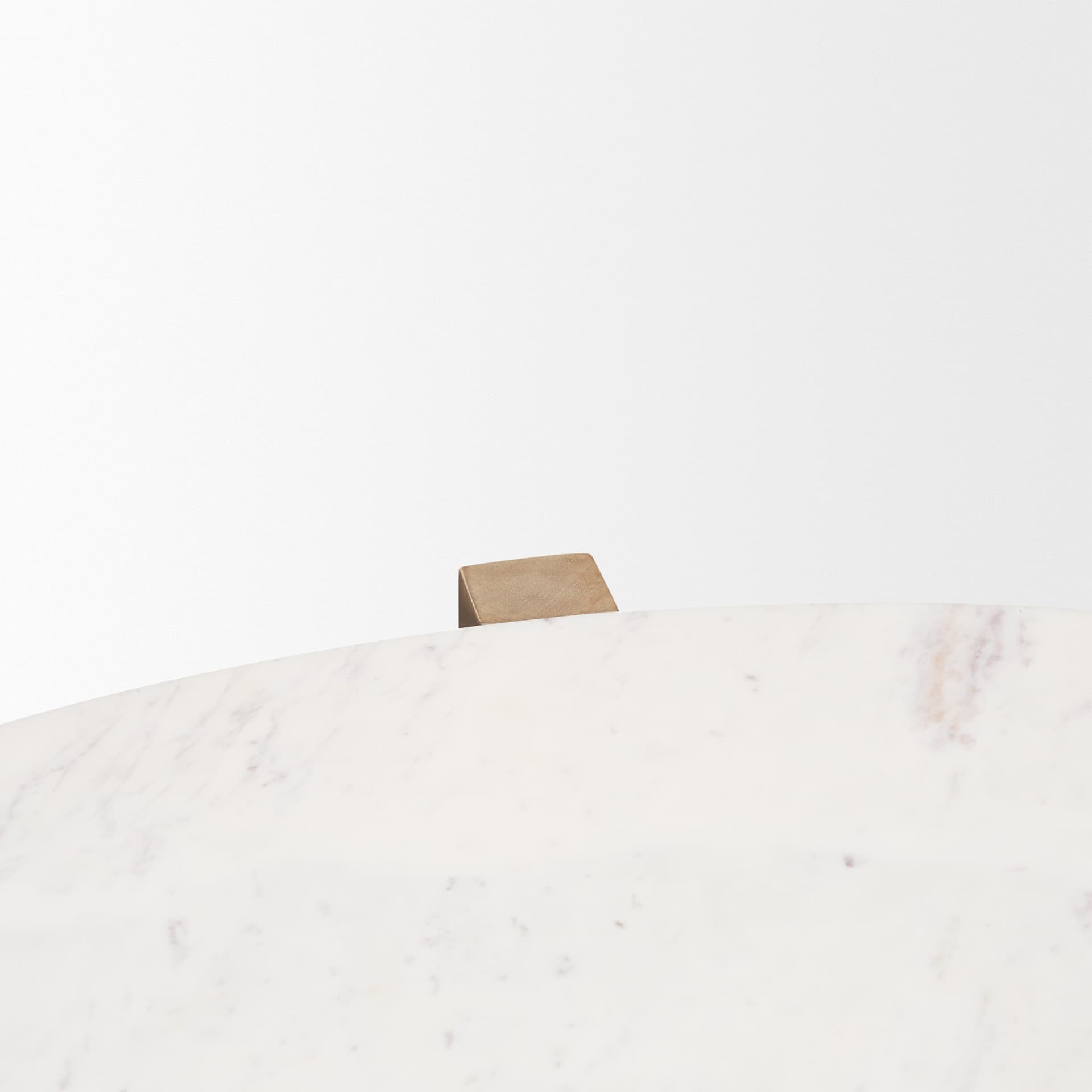 Bianca Wood and Marble Accent Table — product photograph