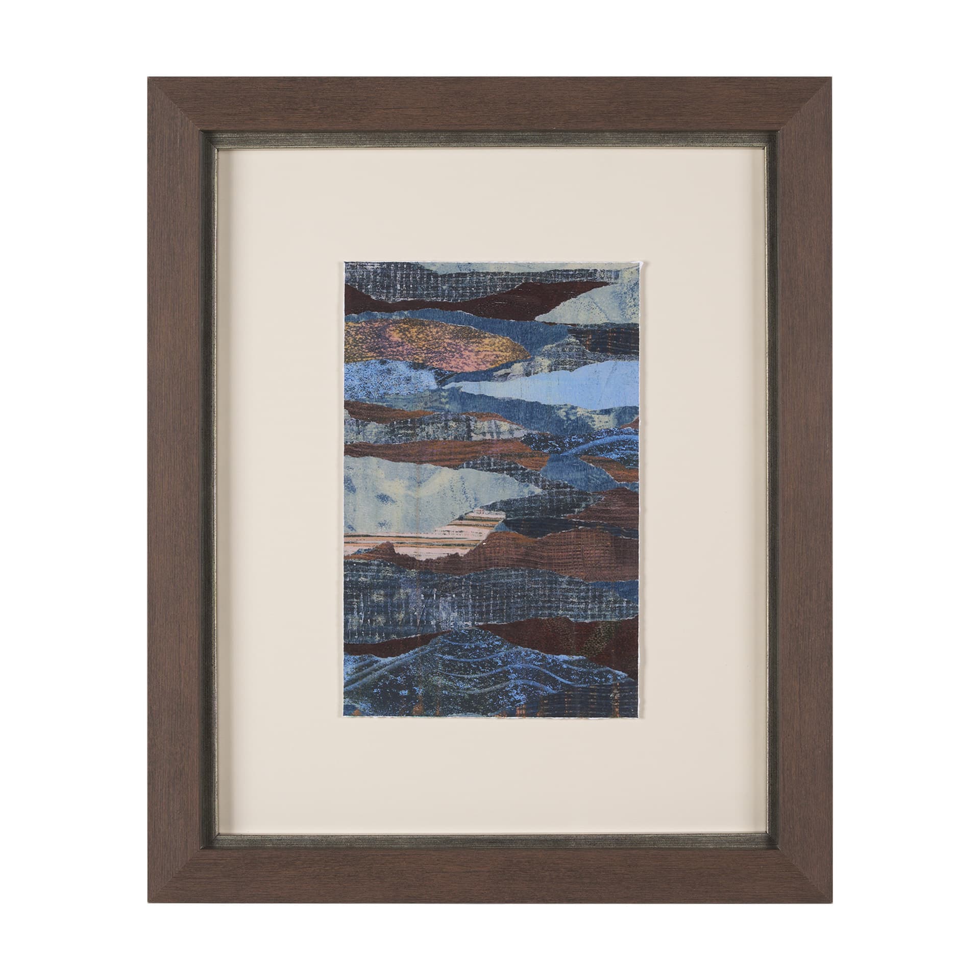 Off In The Distance III by Mercana Studio a Hand Embellished Framed Art Print Matted under Glass — product photograph
