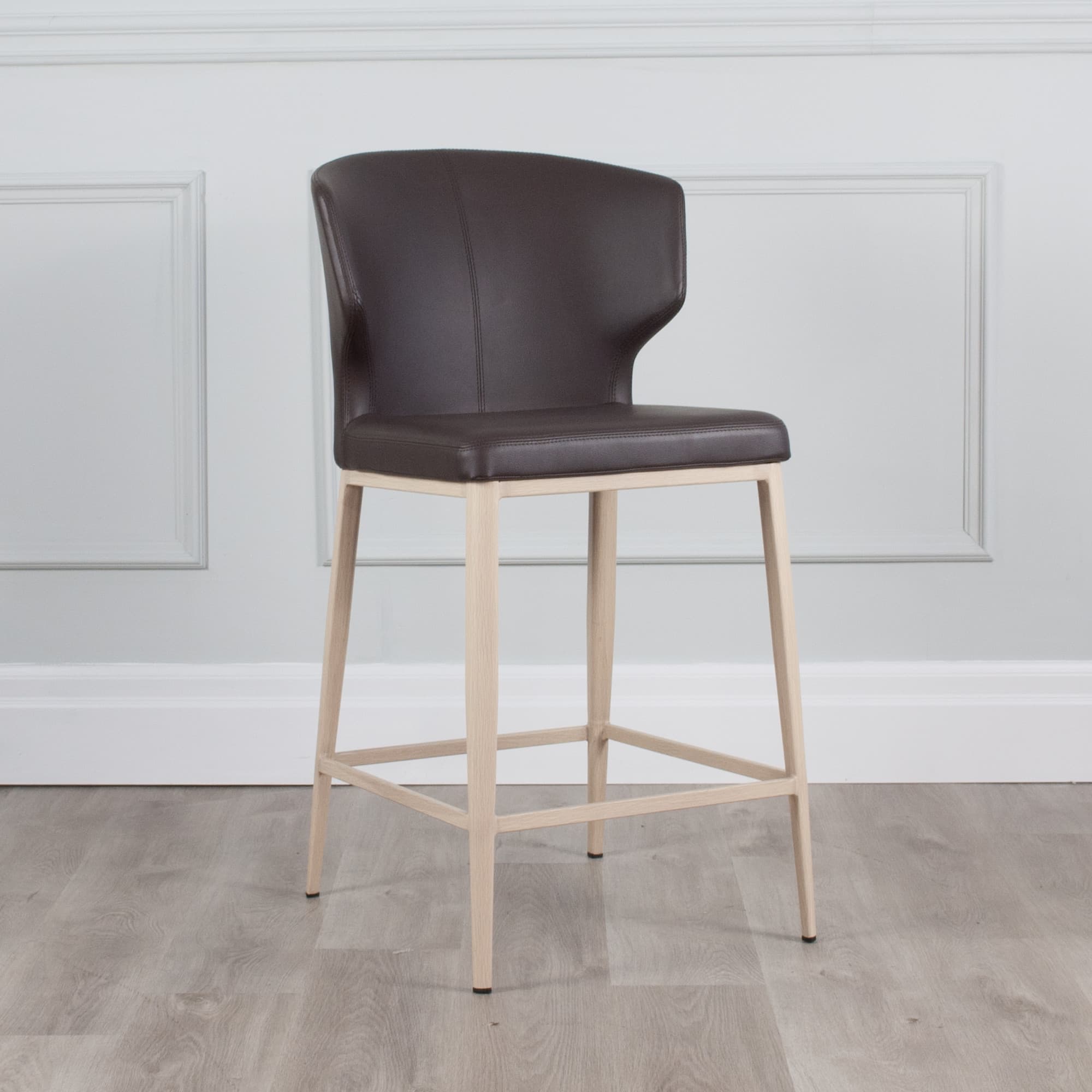 Cabo Stool With Metal Base — product photograph