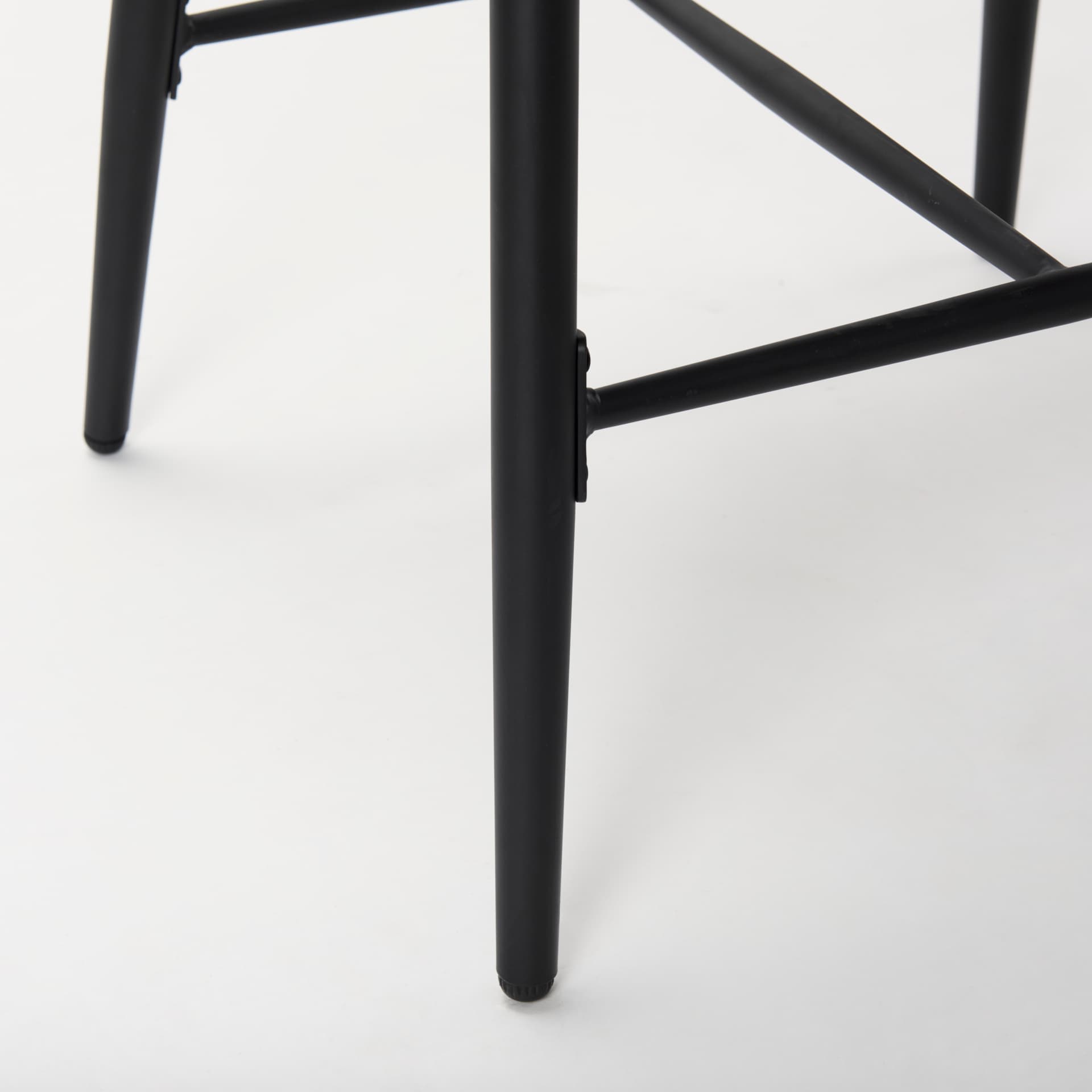 Colin Backless 38.2in Seat Counter Stool | Black Metal — product photograph