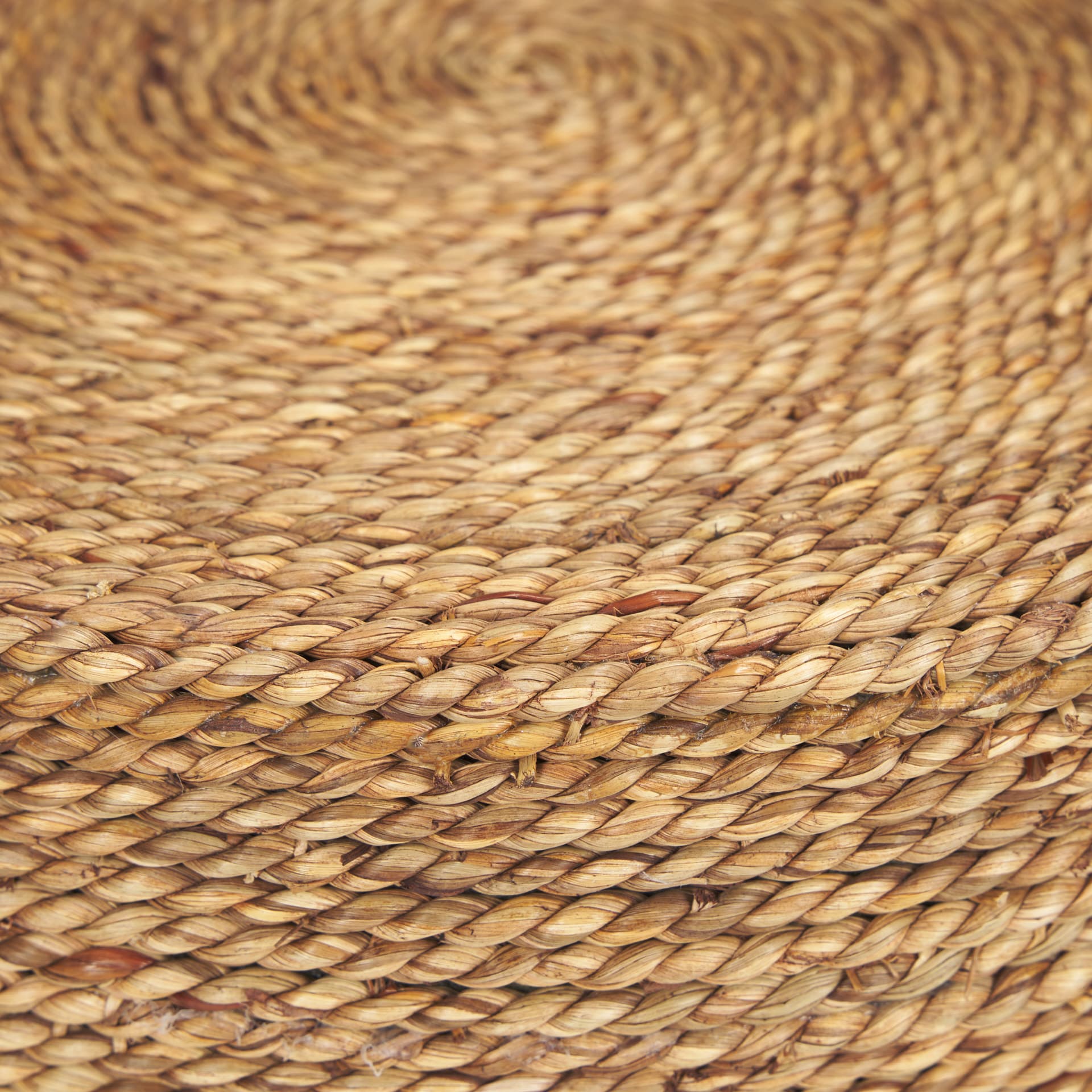 Wenopa Matte Black Wood w/ Natural Jute Accent Tables — product photograph