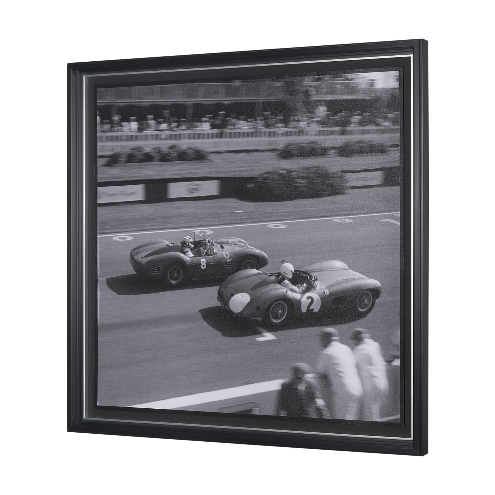 Race Day - Qualifying by Ben Wood a Hand Embellished Framed Photo Art Print Matted under Glass — product photograph