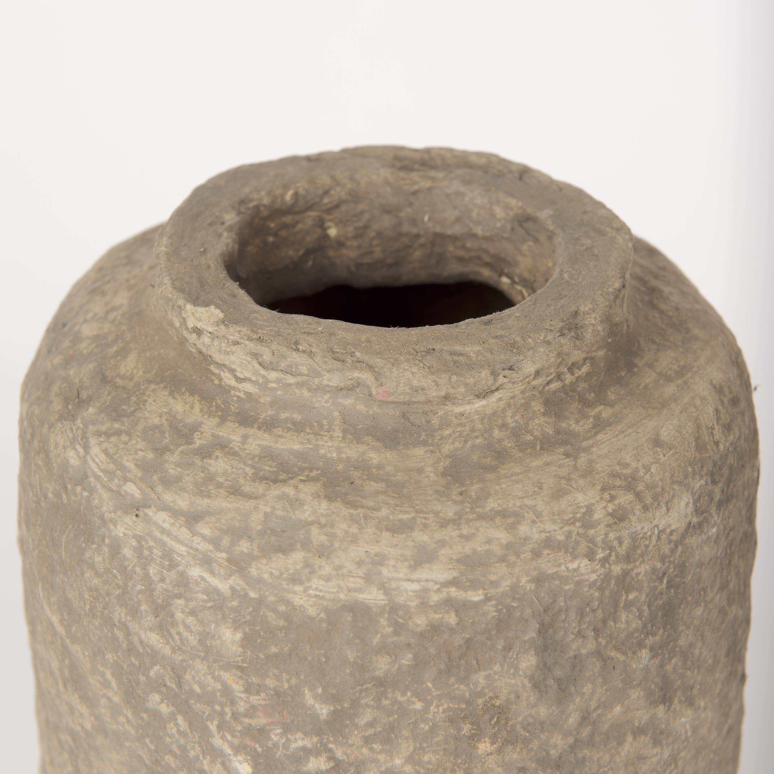 Bala Small Gray Paper Mache Vase — product photograph