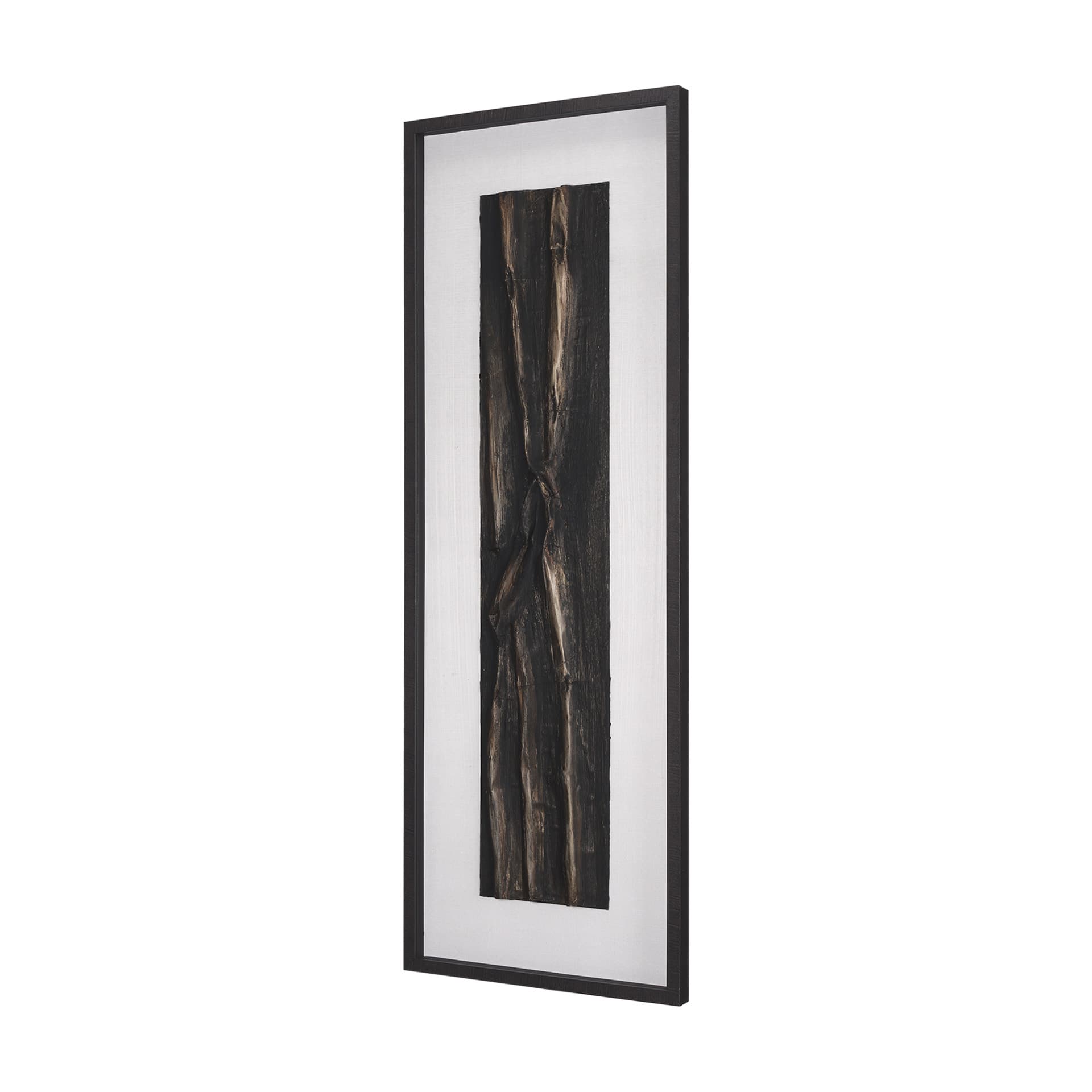 Bamboo Relief III by Studio M a handmade Original Framed Artwork under Glass — product photograph