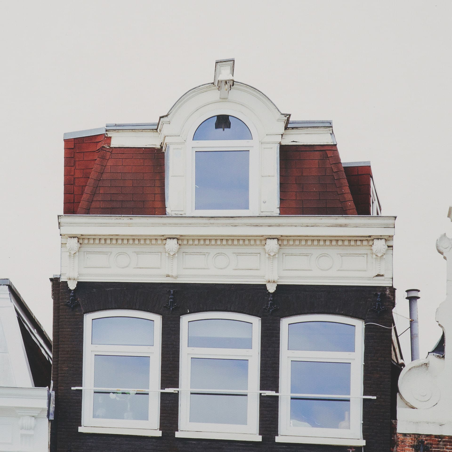 Beautiful Buildings by Irene Sucocki Framed Art Print Matted under Glass — product photograph