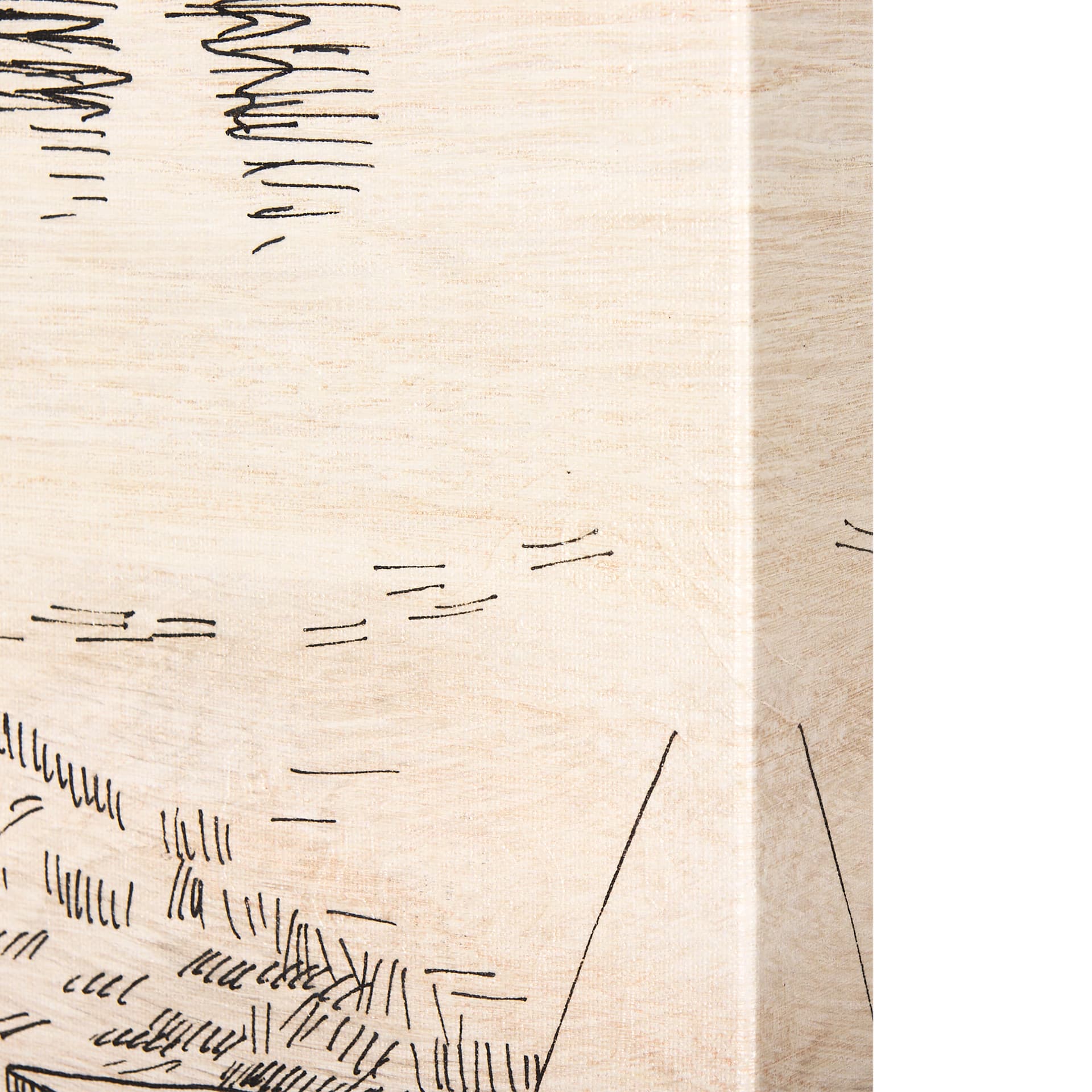 Fireside I by Mercana Studio a Hand Embellished Textured Canvas — product photograph