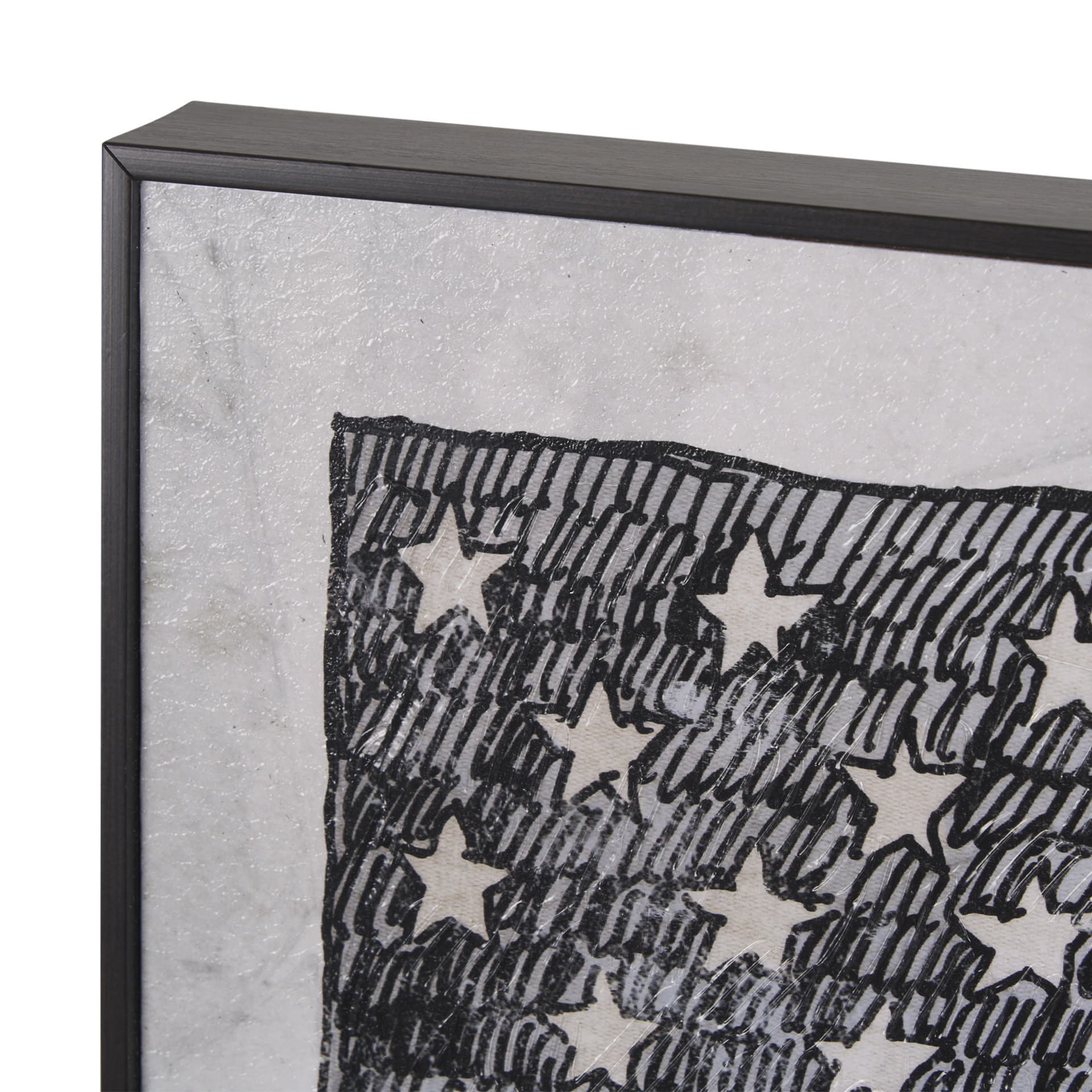 USA Flag by Mercana Studio a Hand Embellished Framed Art Print — product photograph