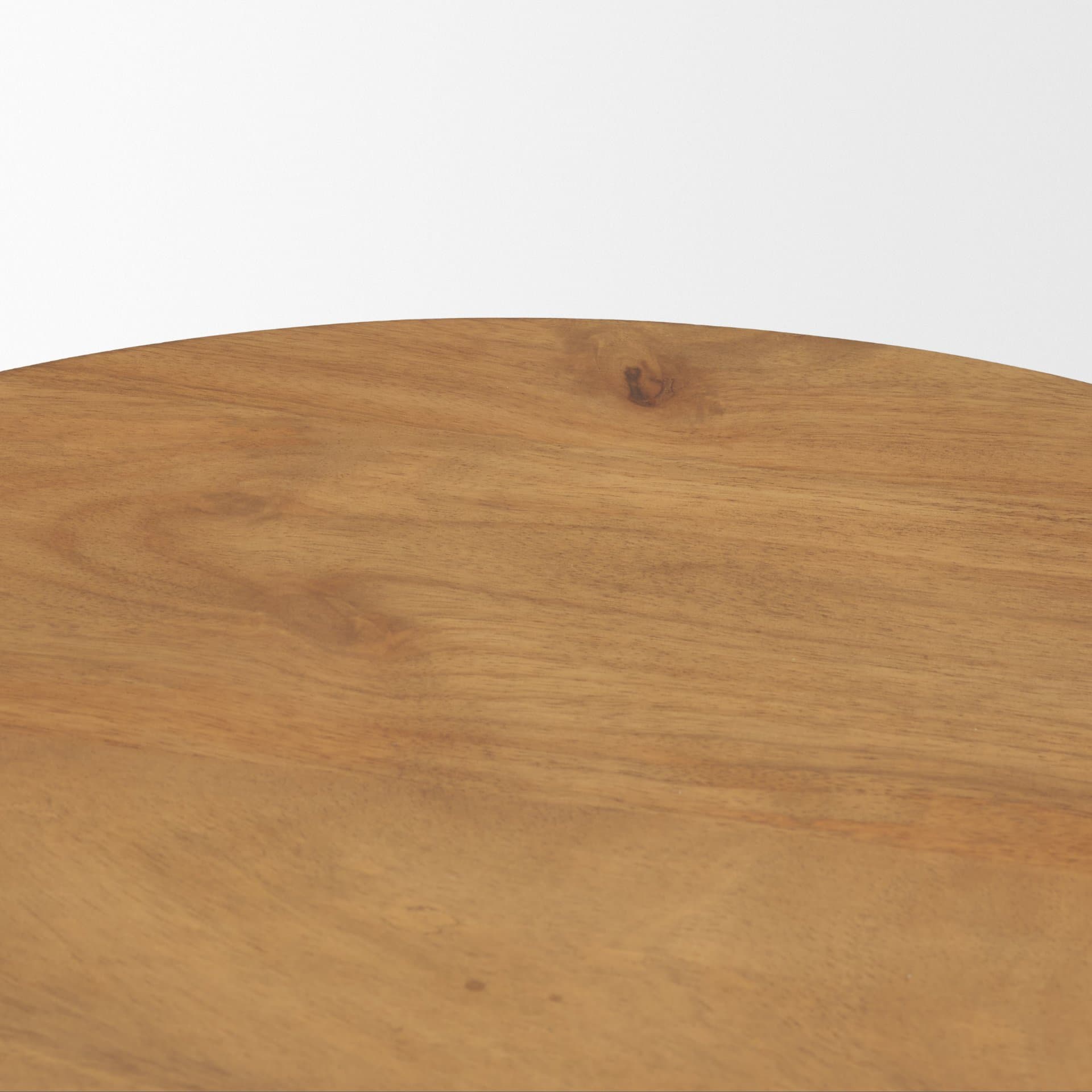 Stack Light Brown Wood Geometric Accent Table — product photograph