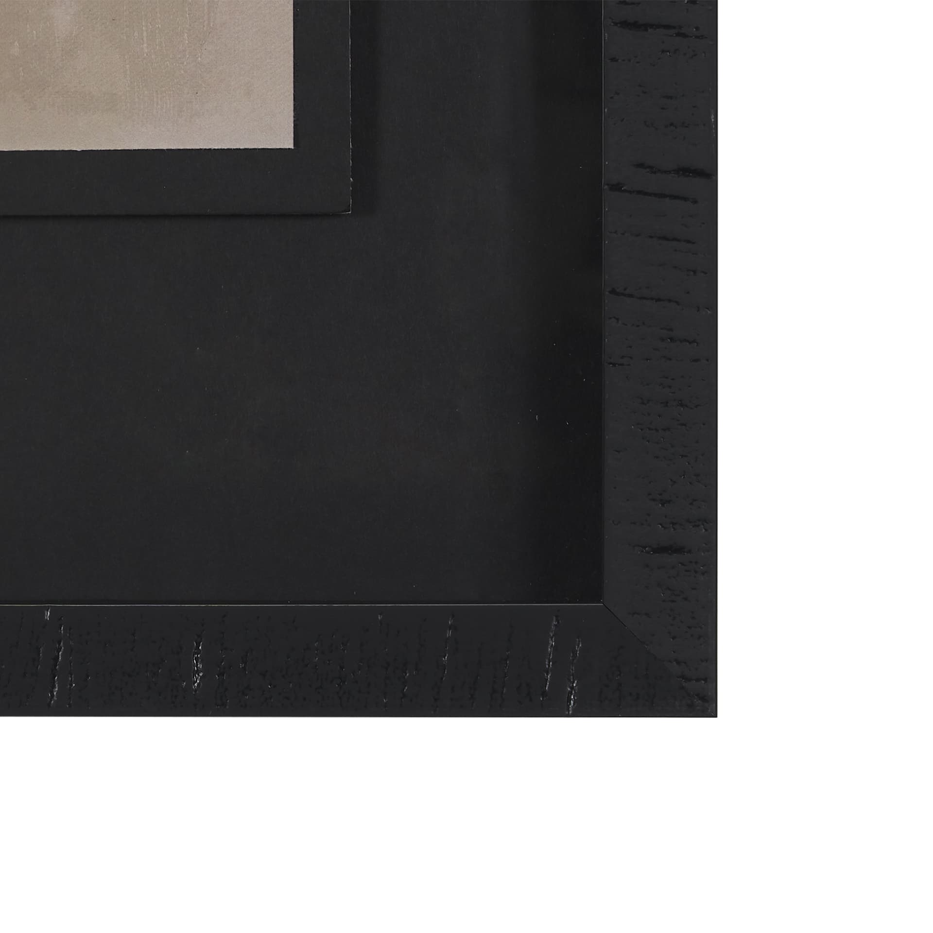 Shape Shift - Arrange by Mercana Studio Hand Embellished Textured Framed Art Print Matted under Glas — product photograph