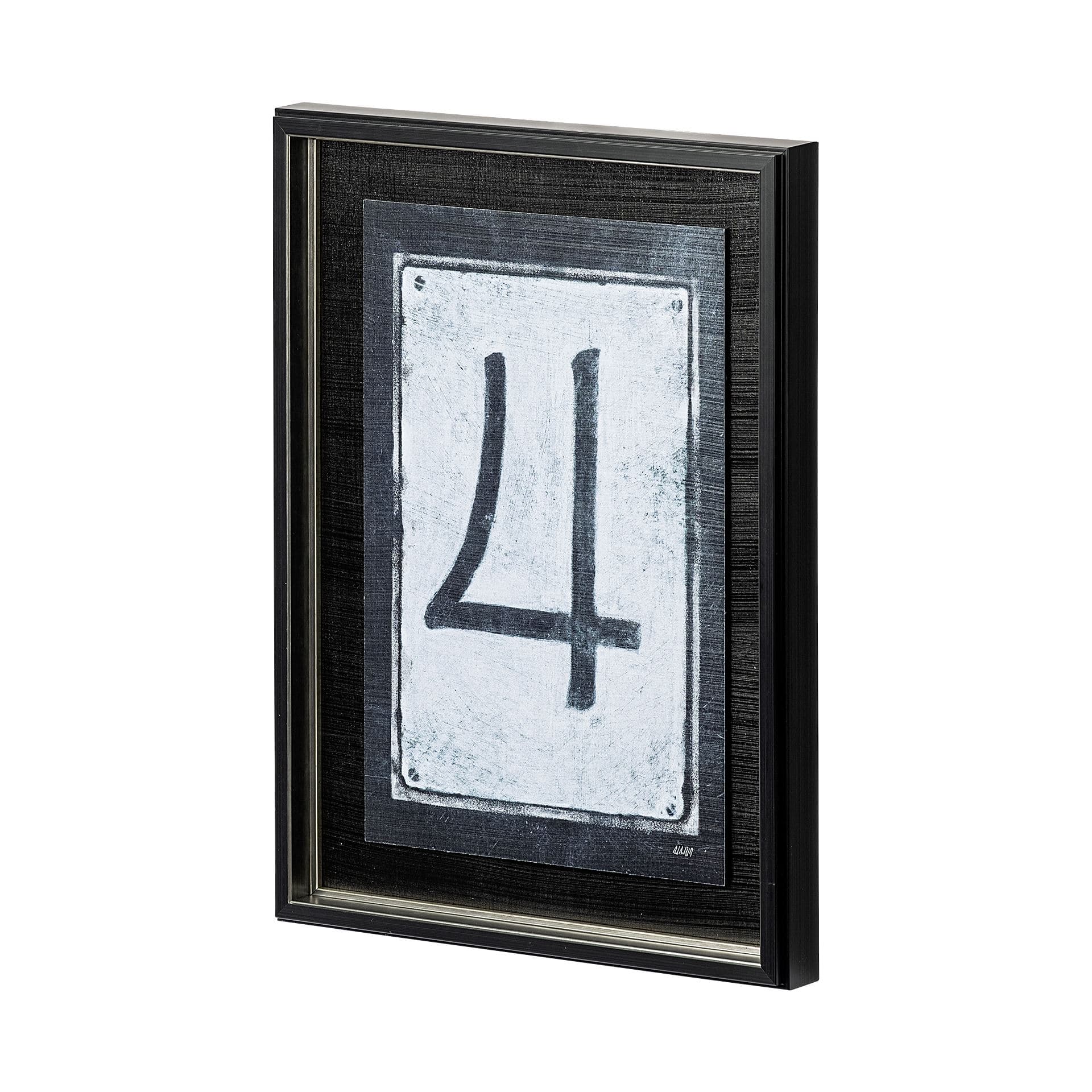 Value Collector 4 by Mercana Studio a Hand Embellished Textured Framed Art Print — product photograph