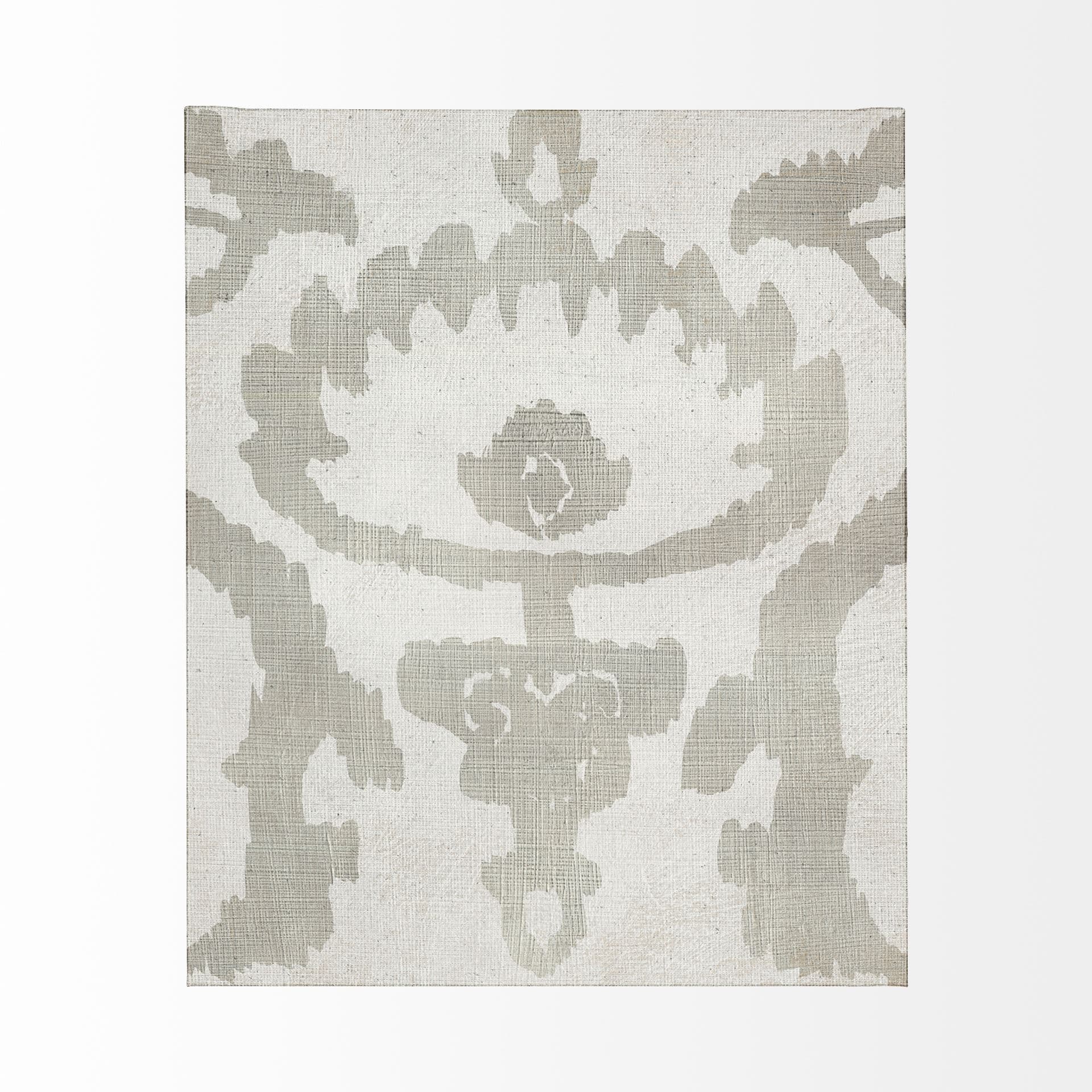 Shadow Ikat VI by Chariklia Zarris a Hand Embellished Textured Canvas — product photograph