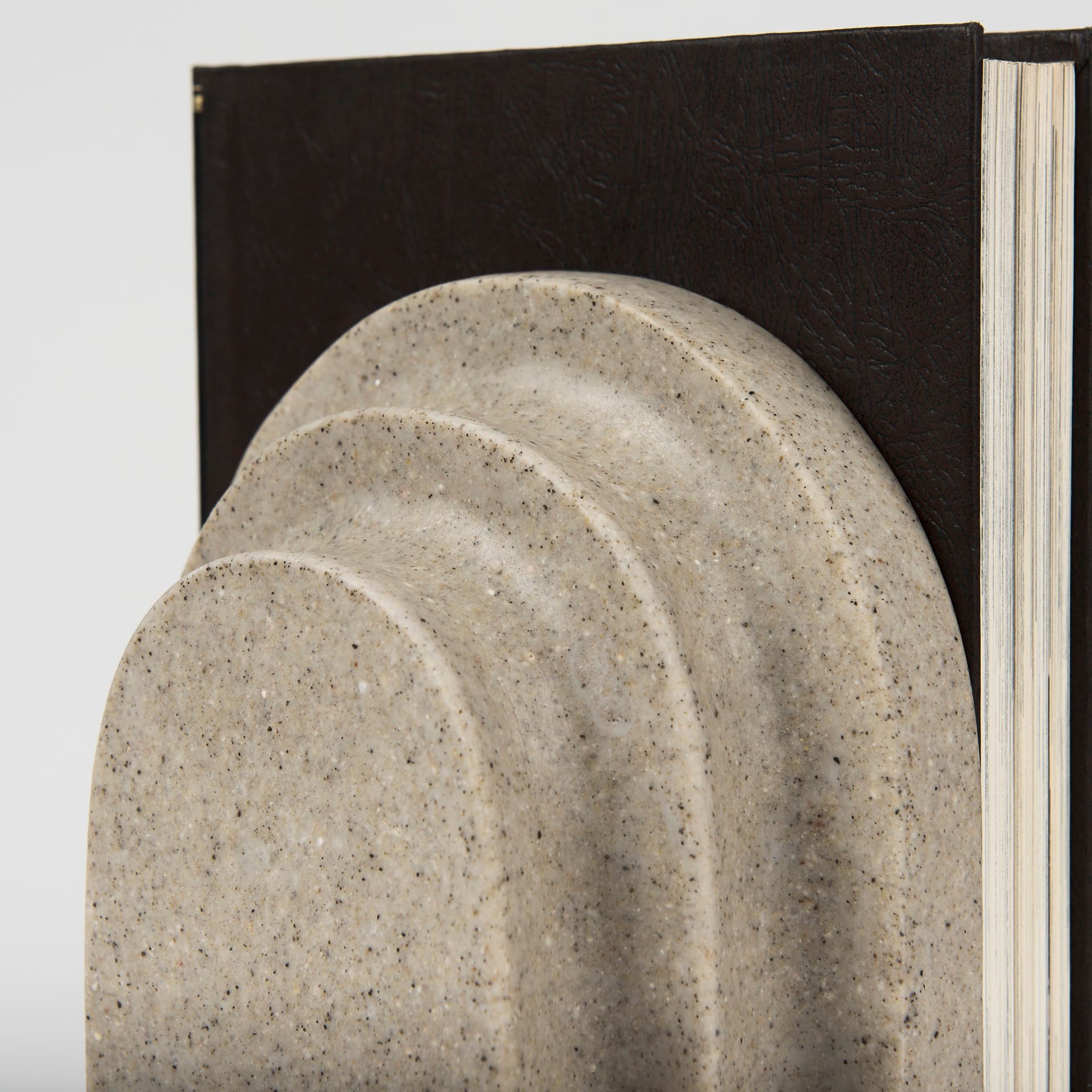 Empire Sandstone Resin Arc Book End Set — product photograph