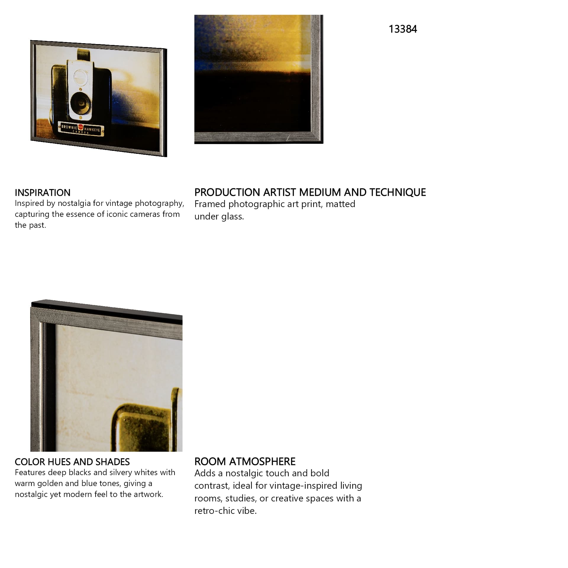 Hawkeye Vintage by Urban Octopus a Framed Photo Art Print Matted under Glass — in a styled room