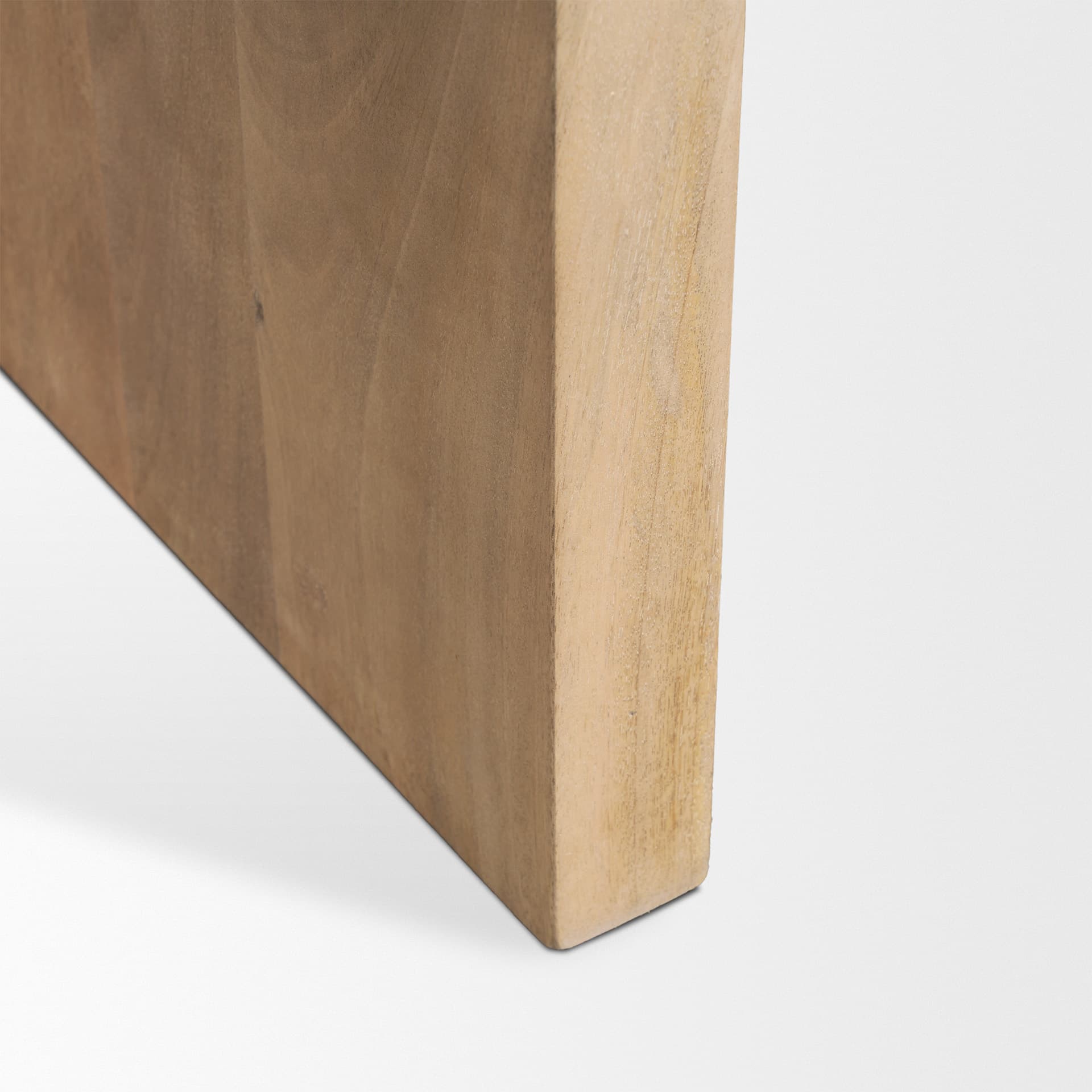 Bianca Wood and Marble Accent Table — product photograph