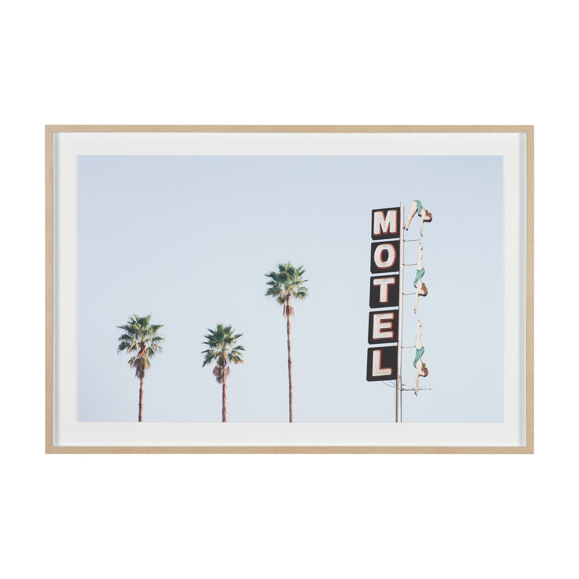 Diving Ladies by Kathrin Pienaar Framed Photo Print Matted under Glass — product photograph