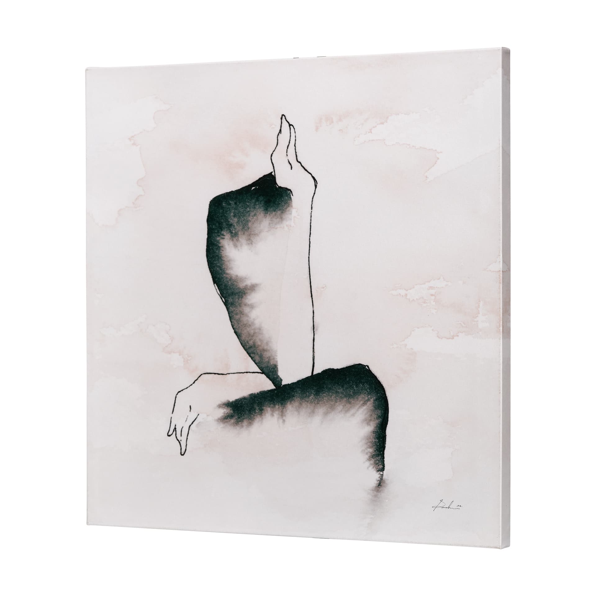 Andromedae Light I by Melody. D a Hand Embellished Textured Canvas — product photograph