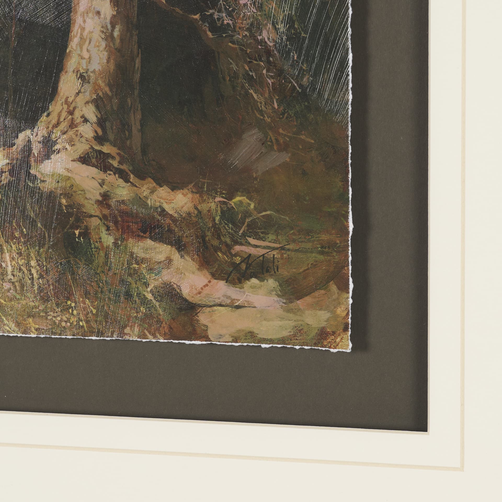 Heart of the Forest I by Mercana Studio Textured Framed Artwork Matted under Glass — product photograph