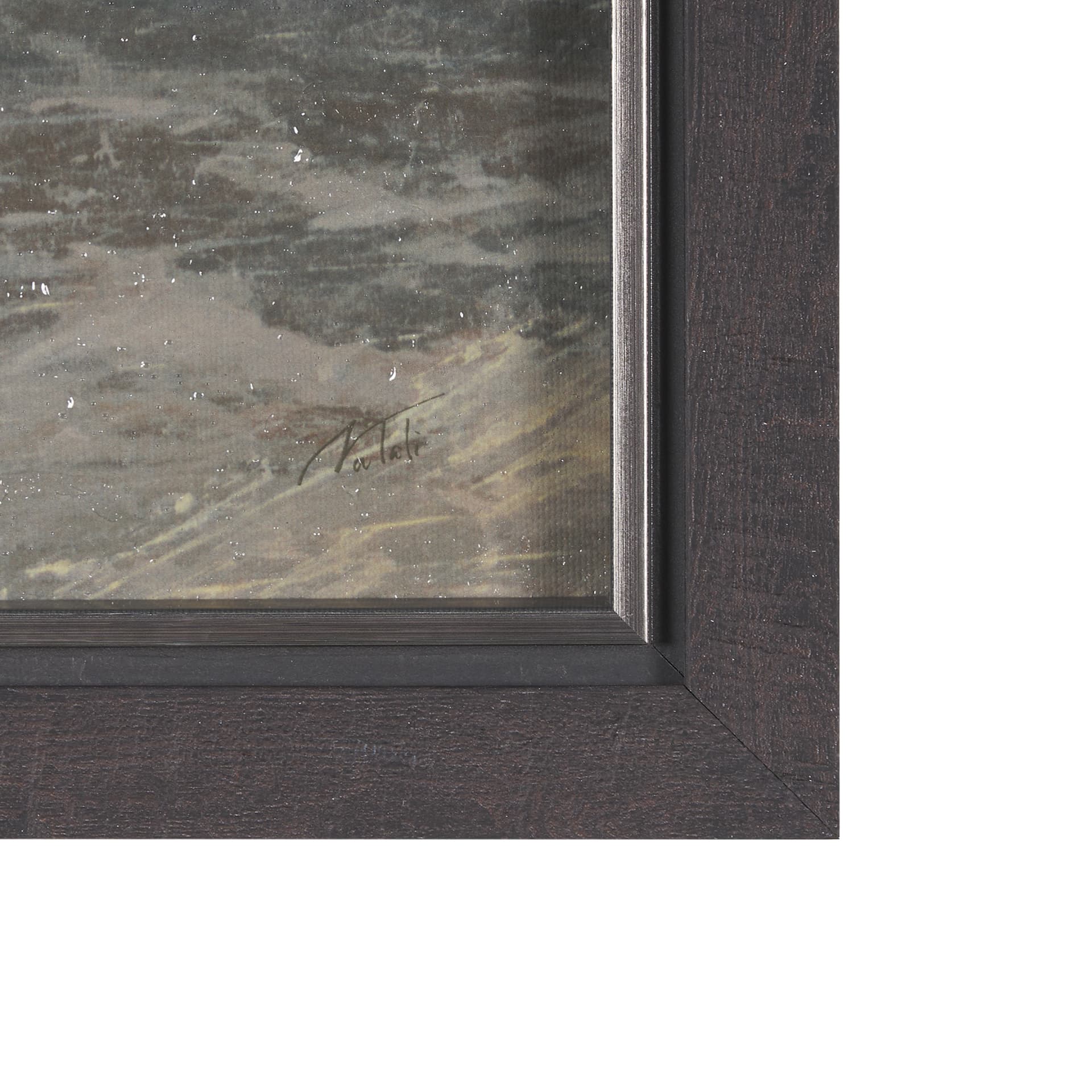 Cloudy Day II by Mercana Studio a Hand Embellished Textured Framed Art Print — product photograph