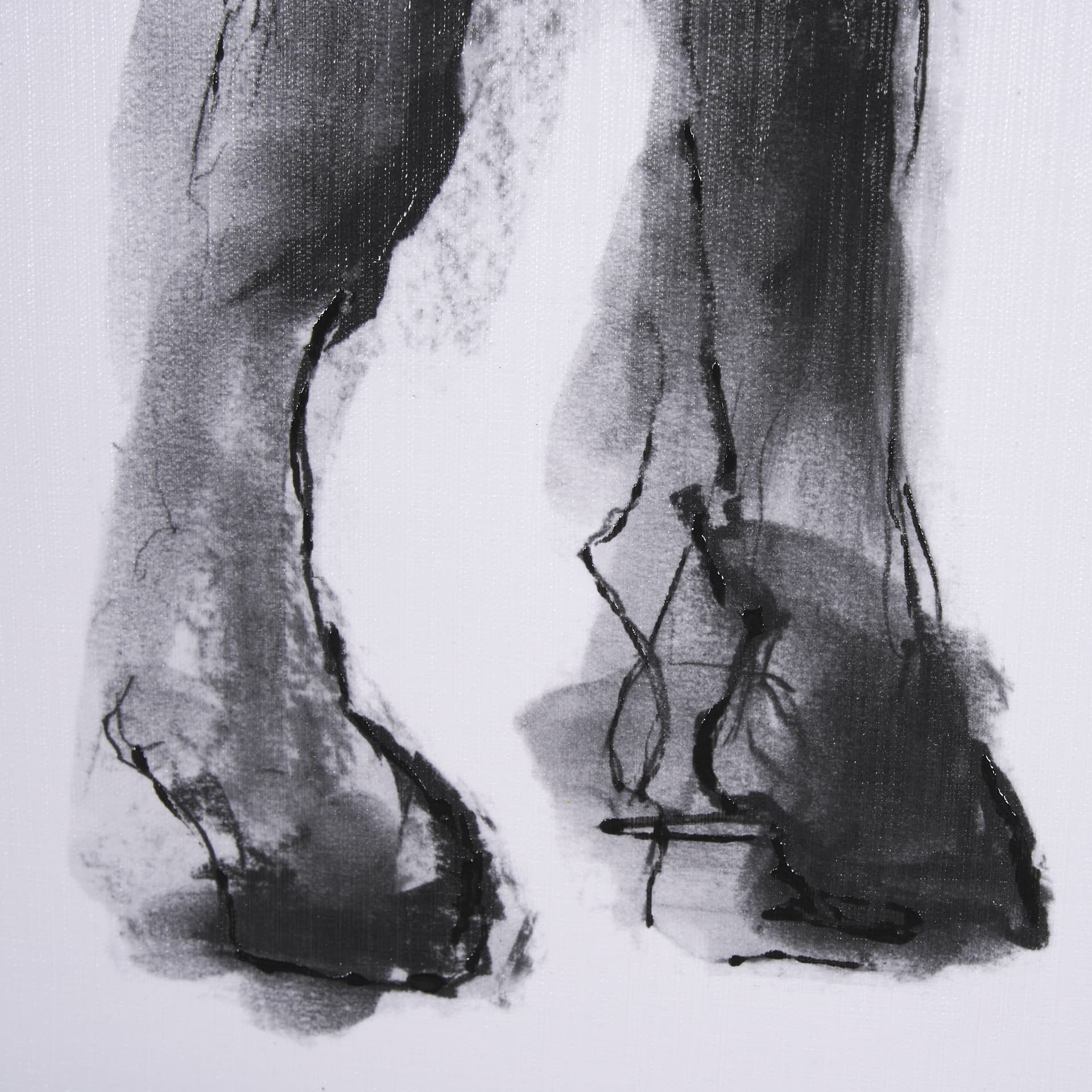 Equine Sketch 5 by Manny Woodart a Hand Embellished Textured Framed Art Print — product photograph