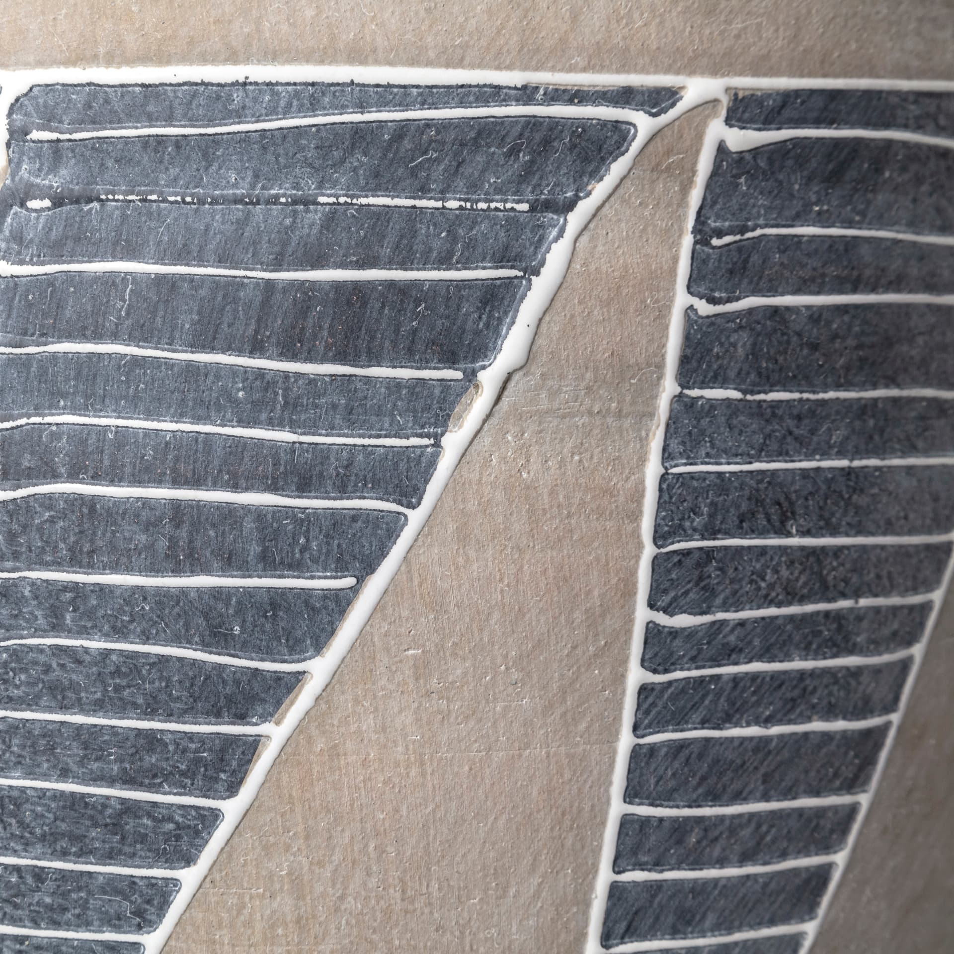 Cove Grey/Brown Ceramic Vase — product photograph
