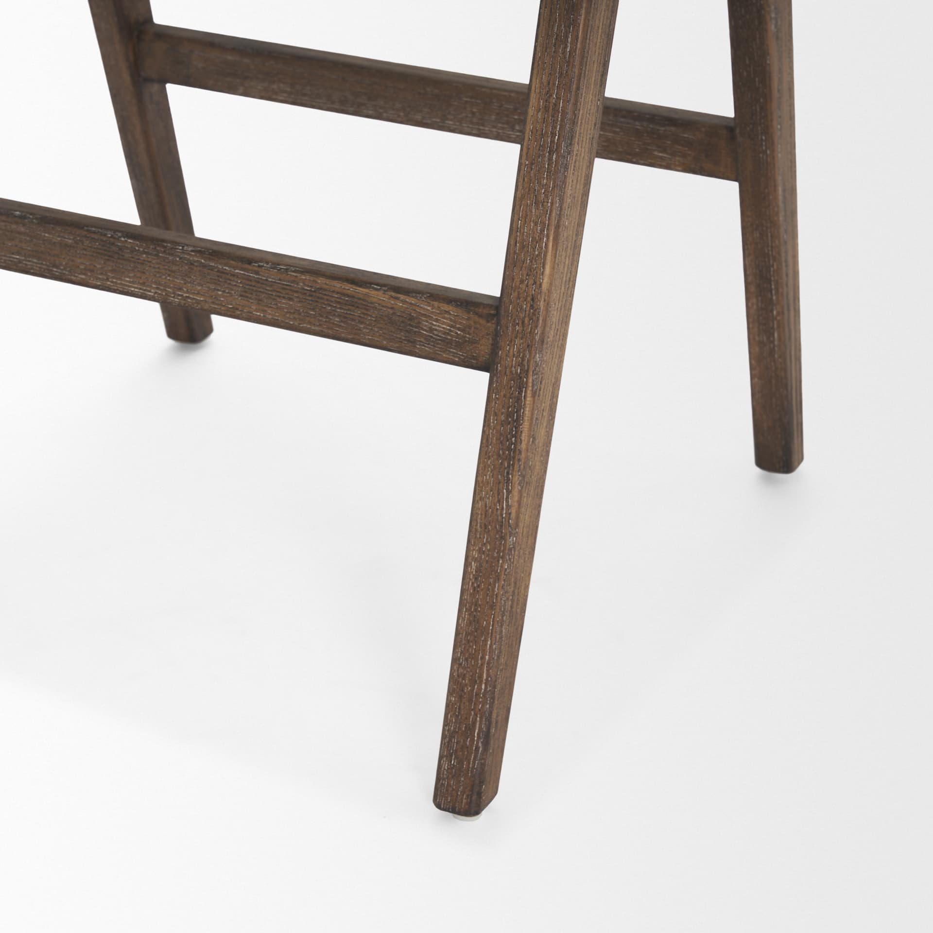 Indie Low Back 29.5in Seat Bar Stool | Medium Brown — product photograph