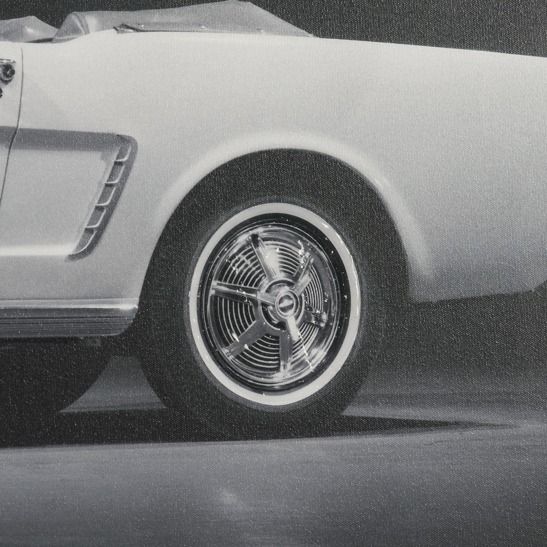 Ford Mustang Convertible1964 by Tal Paz-Fridman Frame Art Print under Glass — product photograph