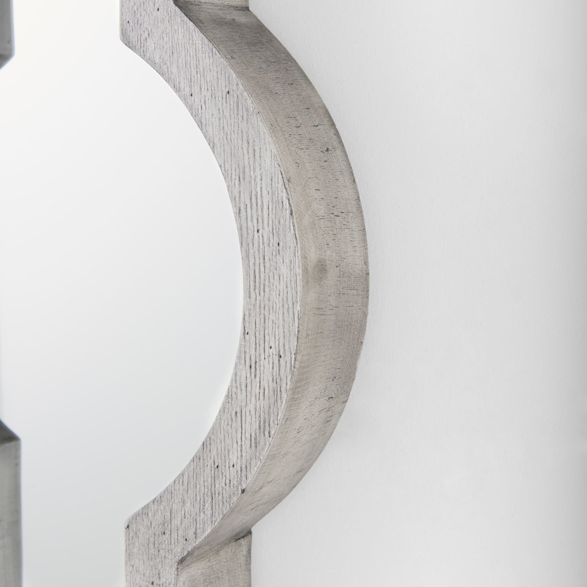 Tamanar 15.0 x 3.0 x 34.1 Gray Wood Frame Wall Mirror — product photograph