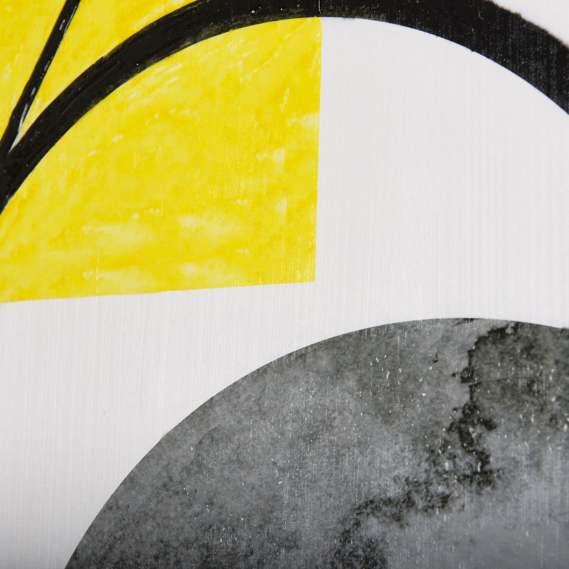 Numbers VI by Mercana Studio a Hand Embellished Textured Canvas — product photograph