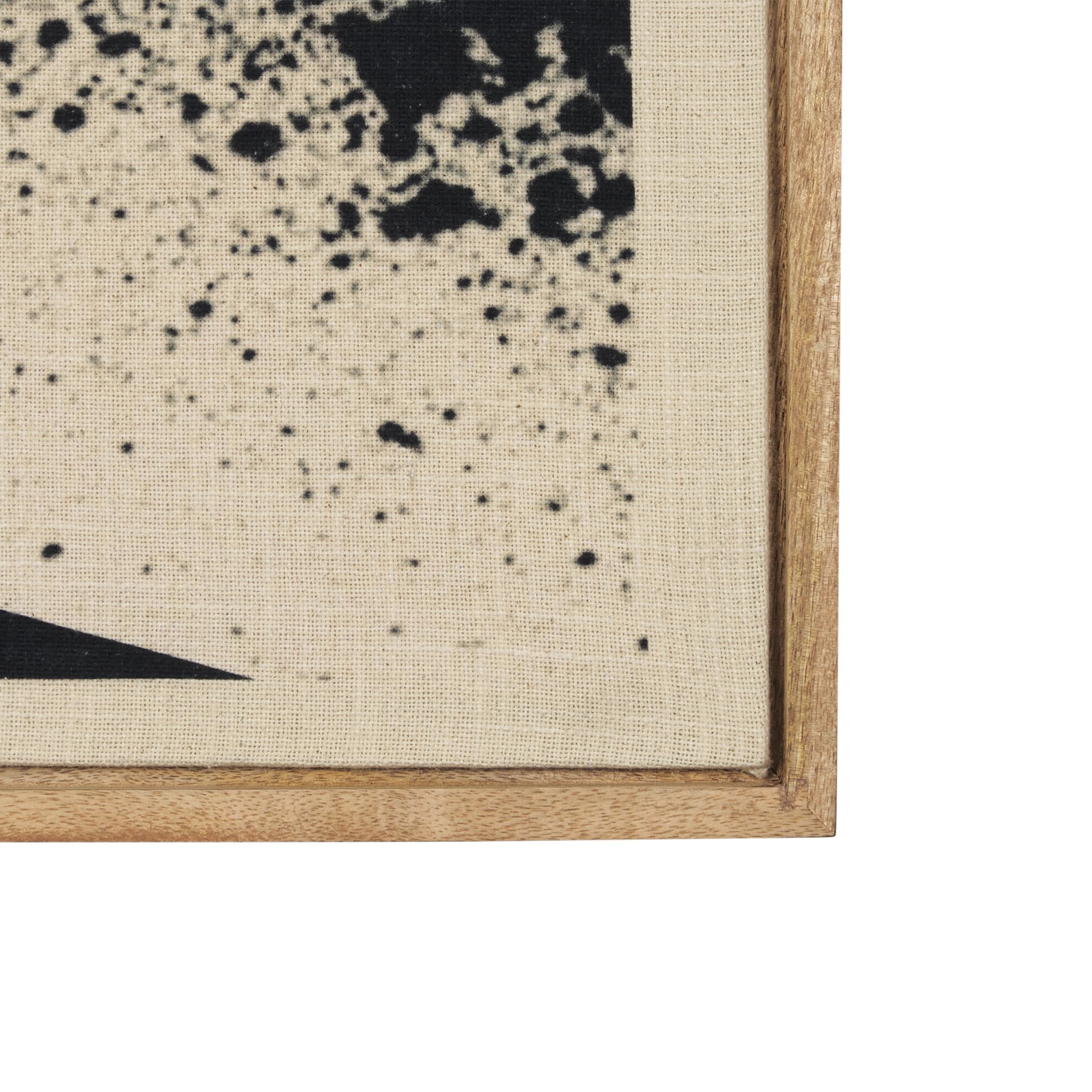 Revelin Small Fabric Collage Framed Linen Wall Art — product photograph