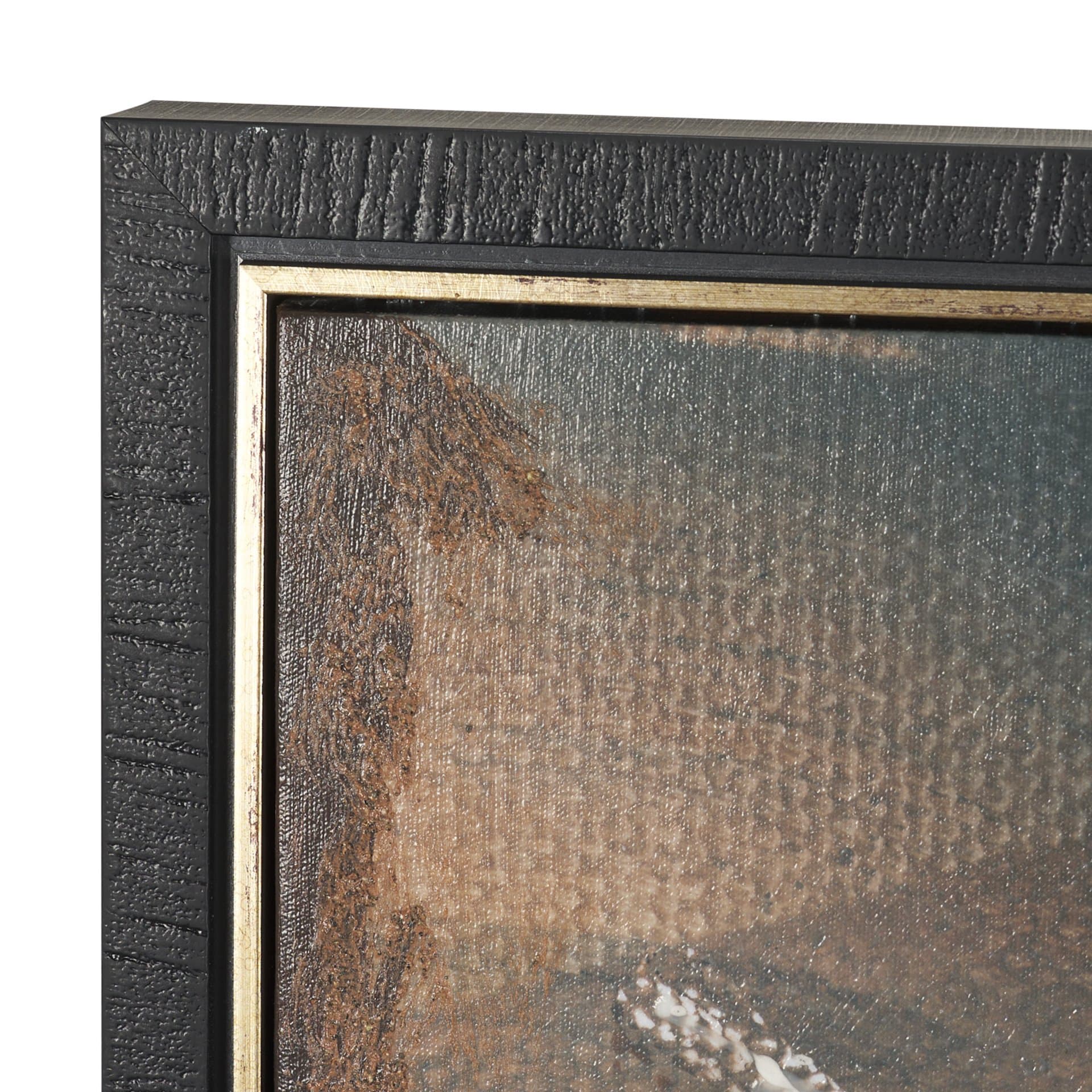 Cazim I by Mercana Studio Hand-Embellished Textured Framed Canvas Artwork — product photograph