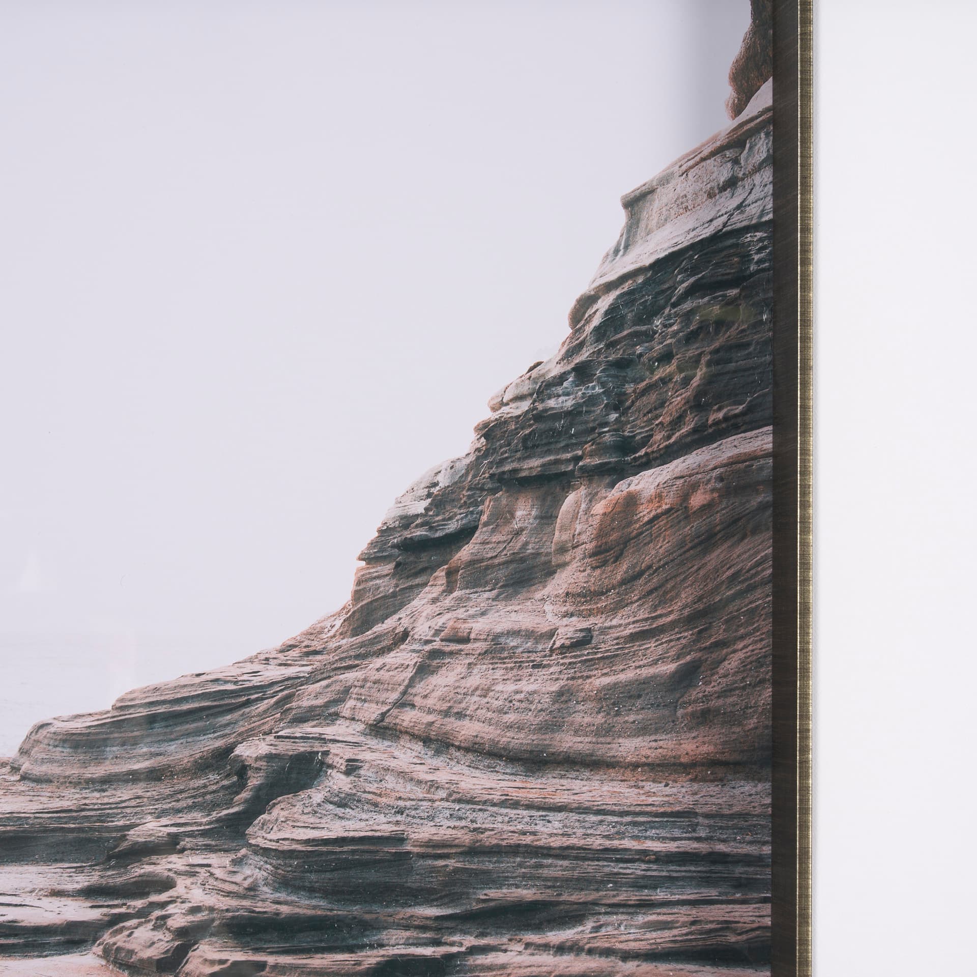 Rocky Shore Hawaii by Max Blakesberg Studios a Hand Embellished Framed Photo Art Print Matted under — product photograph
