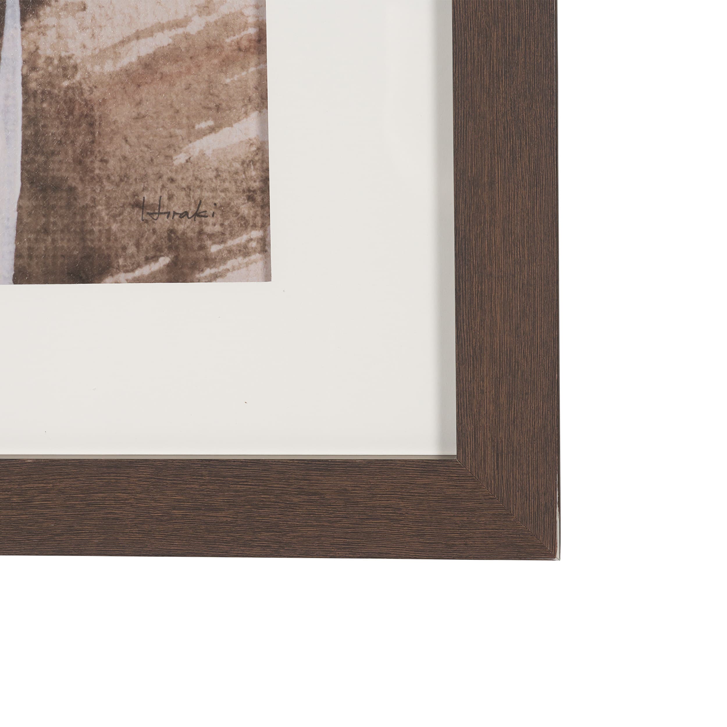 Ghost Grasses II by Mercana Studio Hand-Embellished Textured Framed Artwork Matted under Glass — product photograph