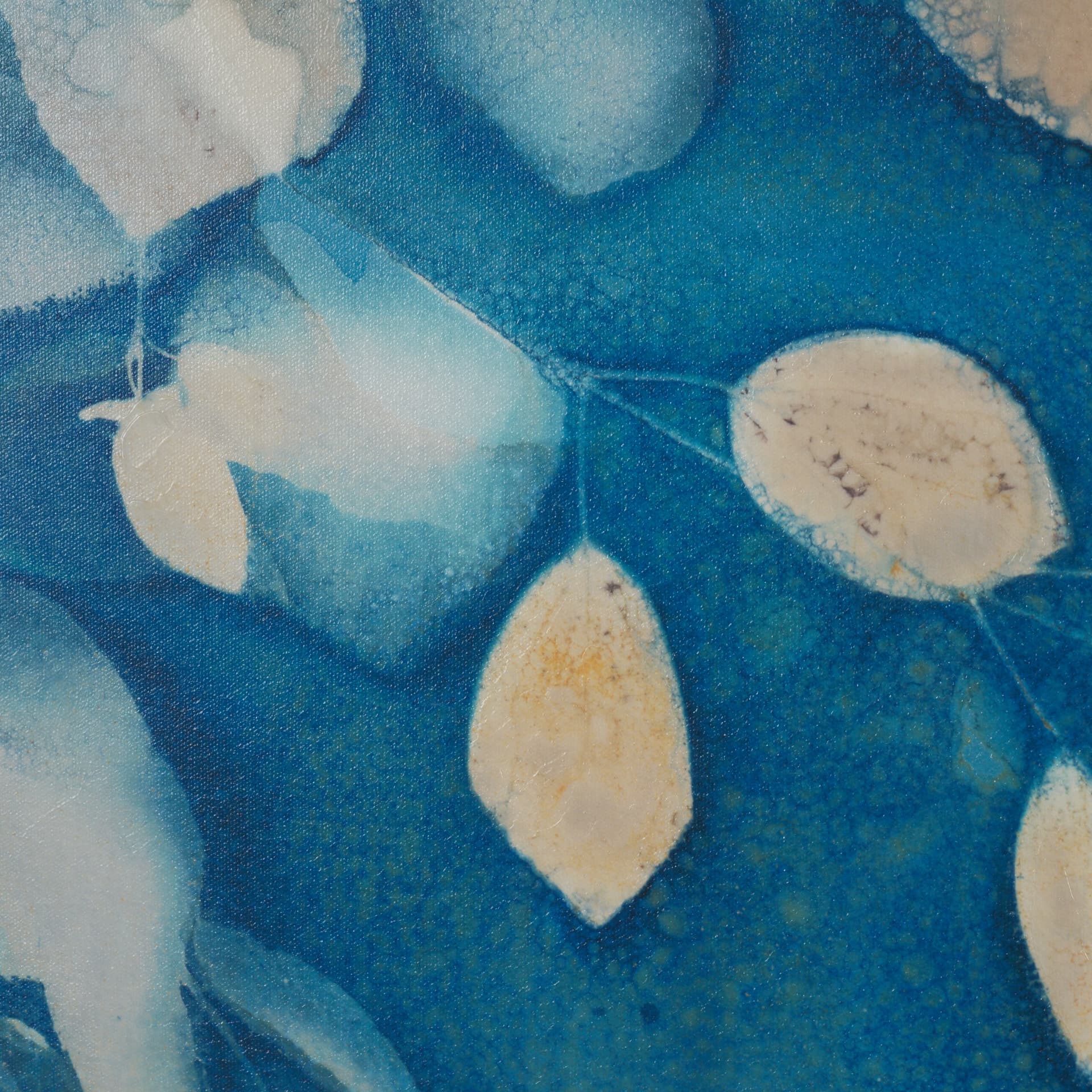 Rainy Day by Liz St. Andre Hand-Embellished Textured Framed Artwork Matted under Glass — product photograph
