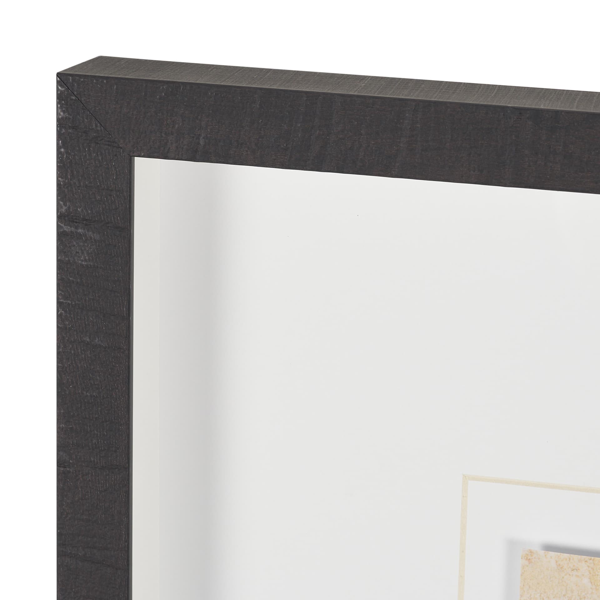 Campaign by Mercana Studio Hand-Embellished Textured Framed Artwork Matted under Glass — product photograph