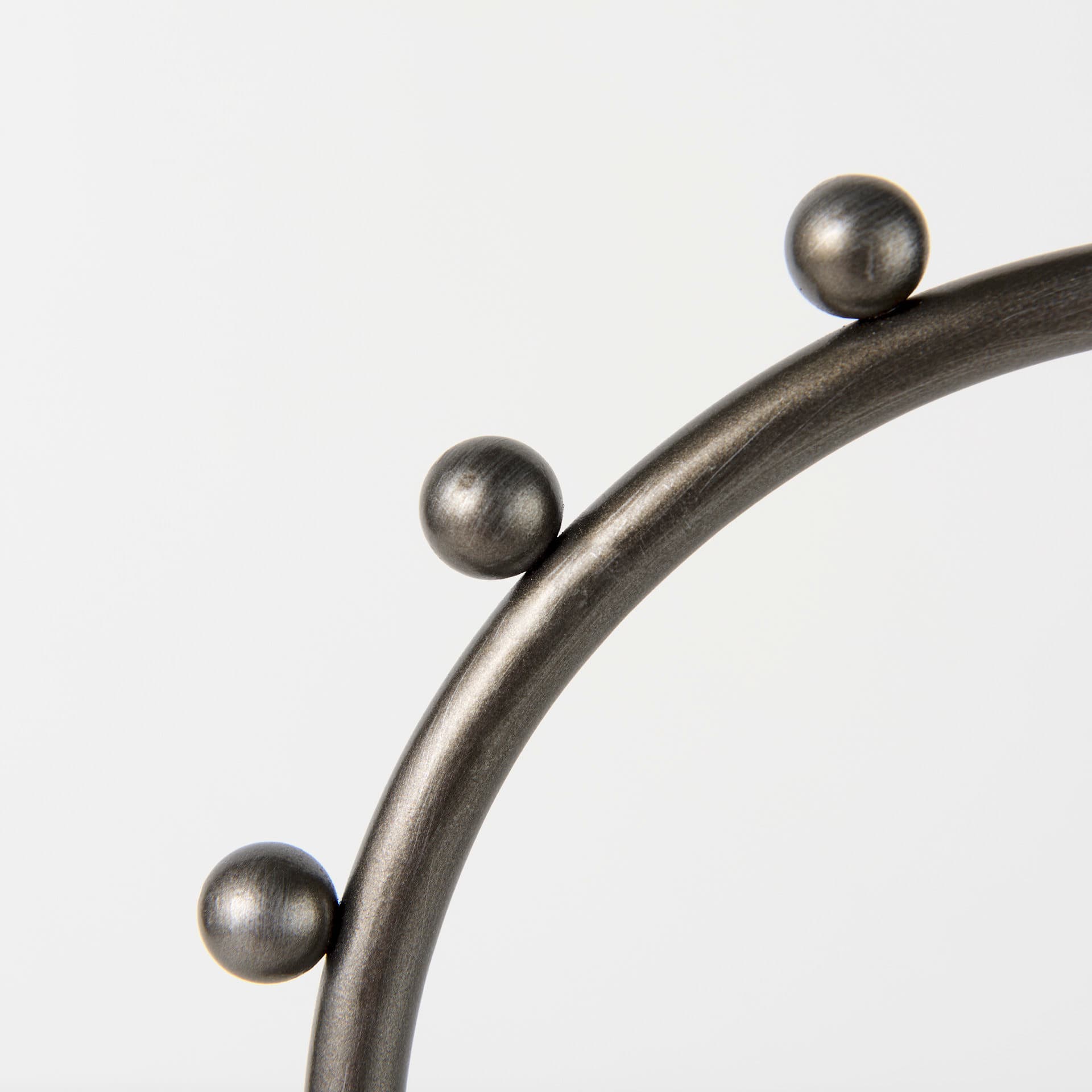 Elio 8.3L x 3.0W x 15.0H Large Studded Hoop Object — product photograph