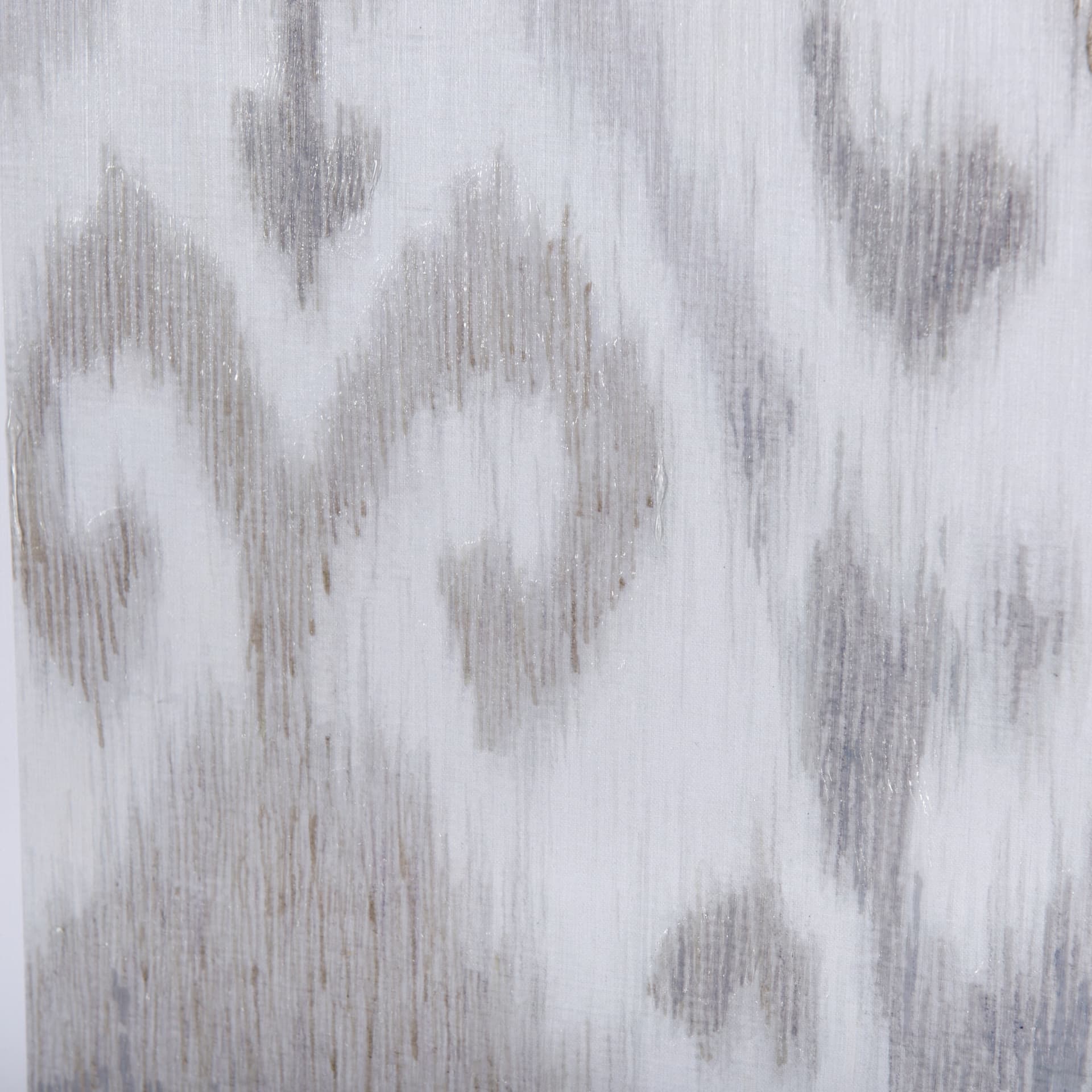 Ikat Patterns IV by Silvia Krause a Hand Embellished Textured Framed Art Print Matted under Glass — product photograph