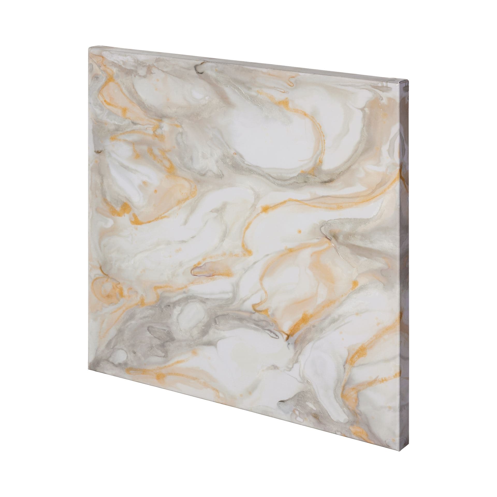 Alabaster III by Mercana Studio a Hand Embellished Textured Canvas — product photograph