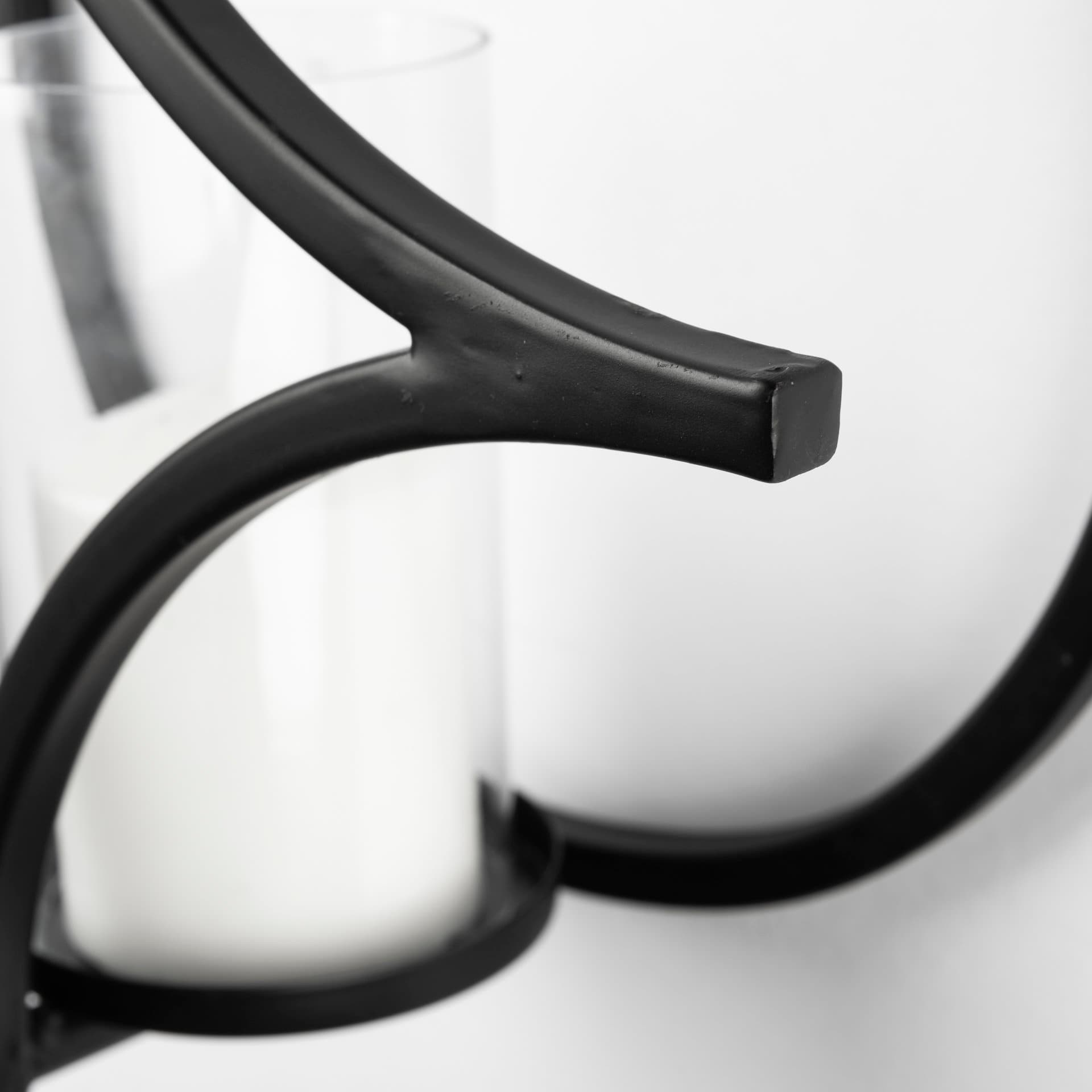 Lyra I Black Wall Candle Holder — product photograph