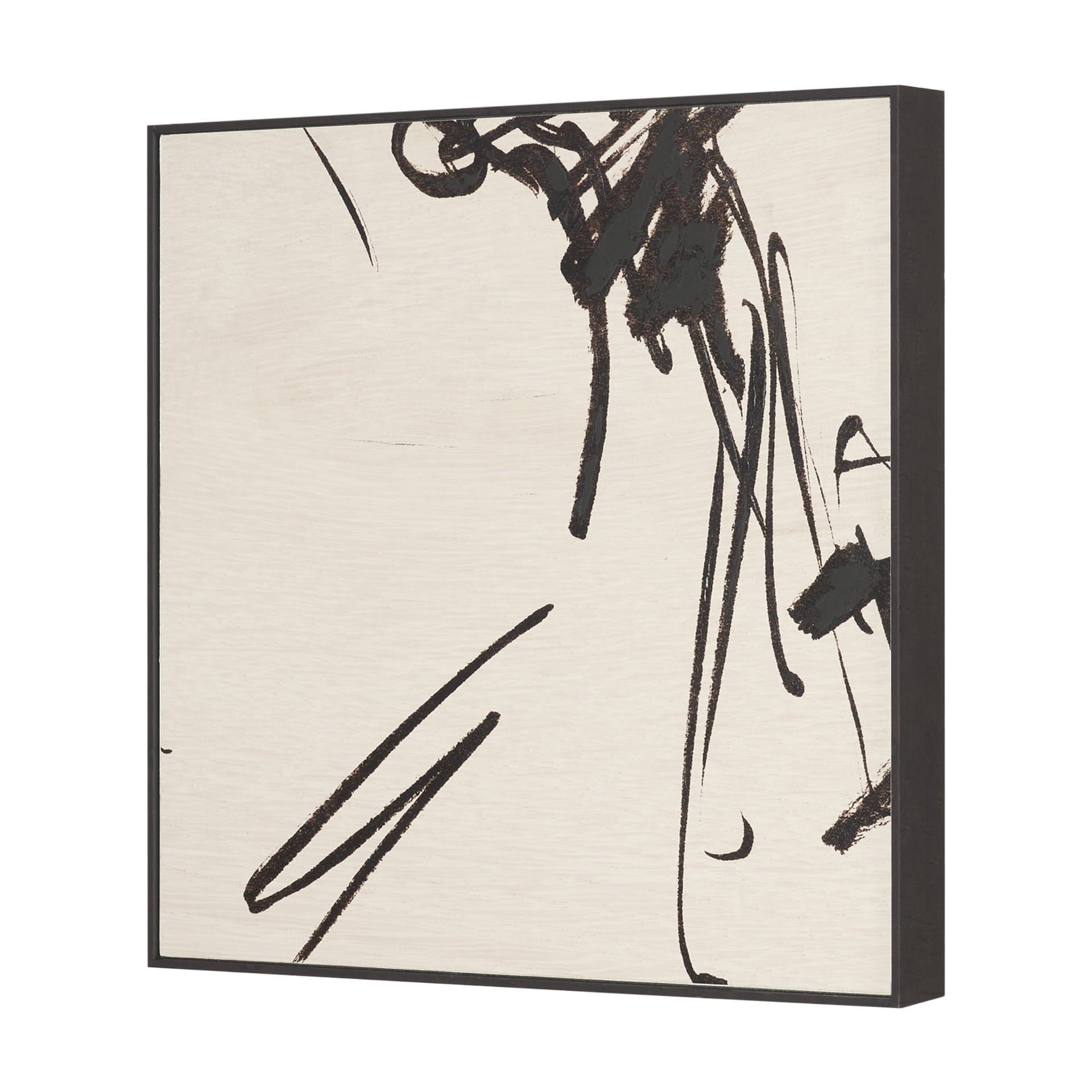 Sculptured Chaos VIII by Mercana Studio Hand Embellished Textured Framed Artwork — product photograph