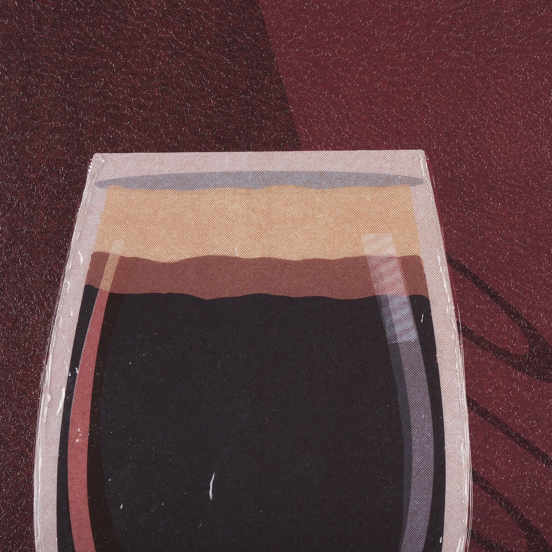 Beer Poster Stout by Mercana Studio a Hand Embellished Textured Framed Art Print — product photograph